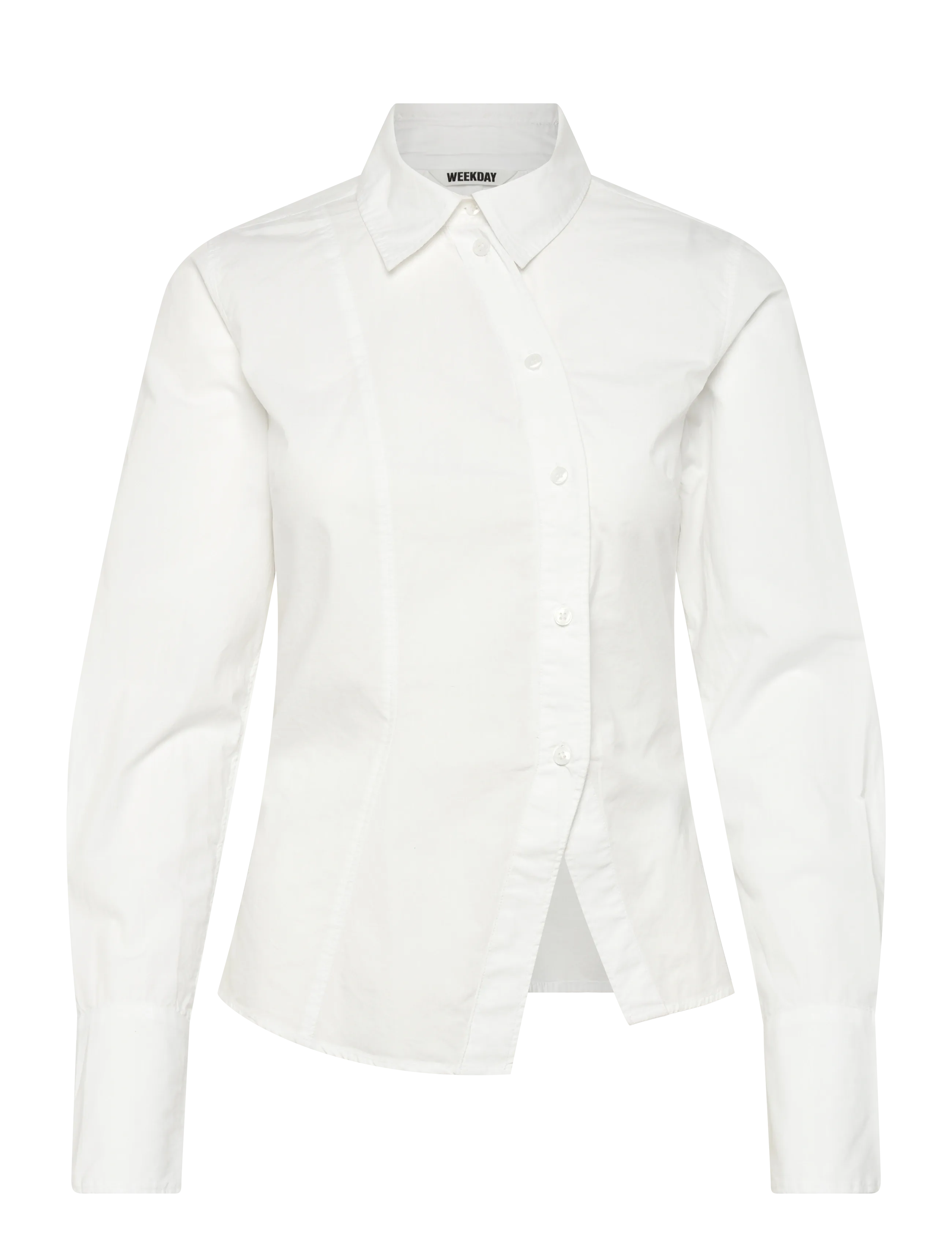 Weekday Shirt, 38, Shirts, Weiß - Long-sleeved, Frauen