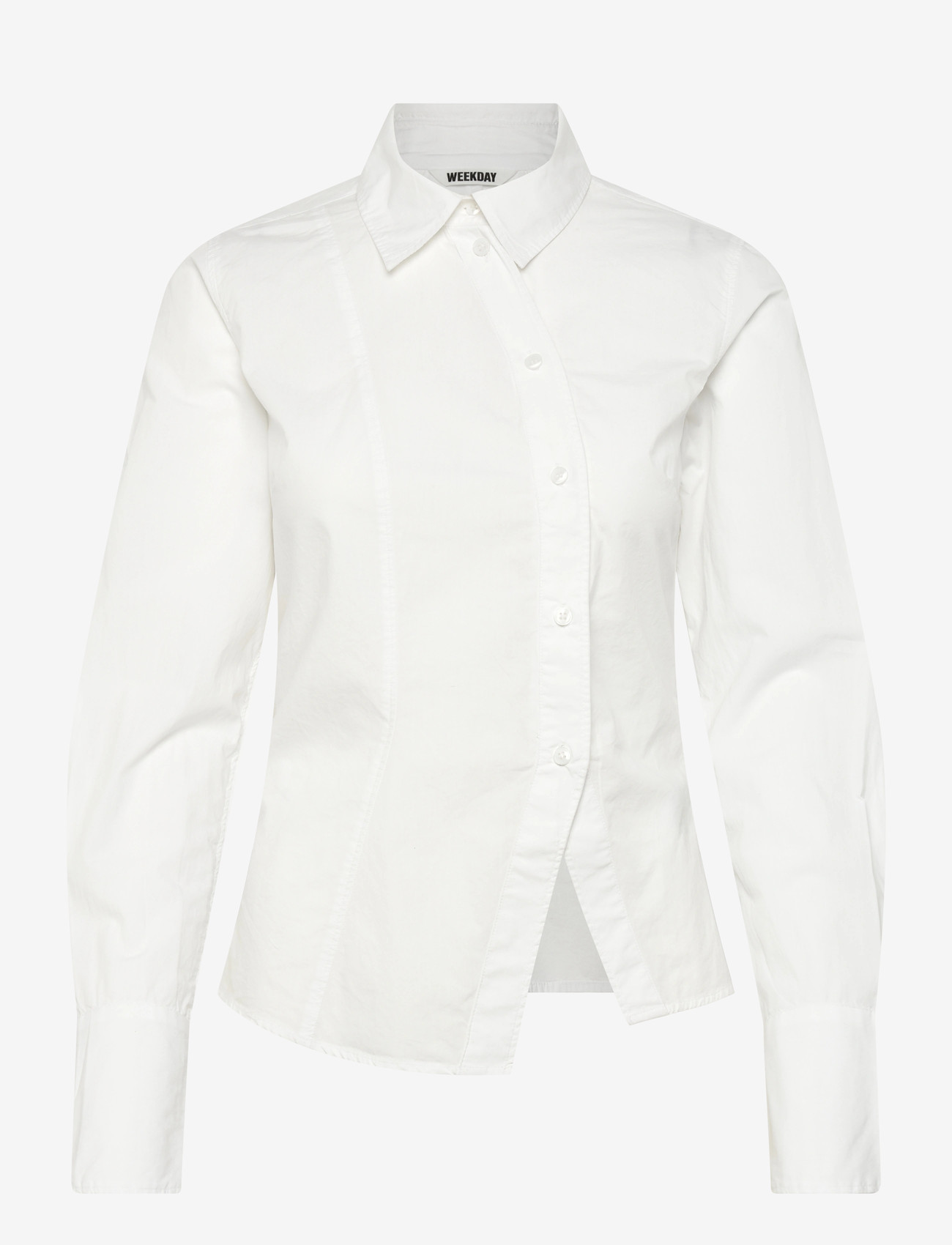 Weekday - Shirt - langærmede skjorter - white - 0