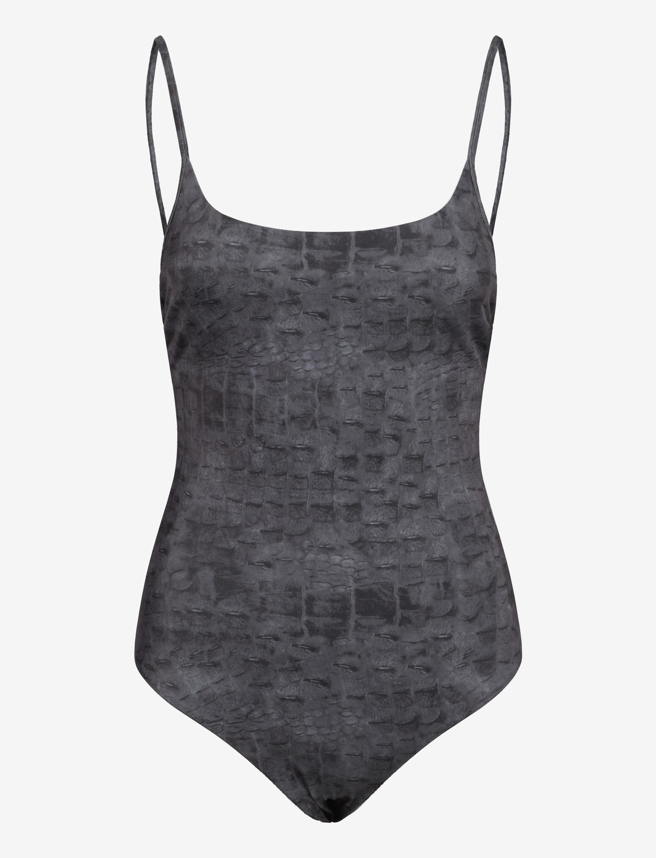Weekday - Printed Swimsuit - badedragter - black - 0