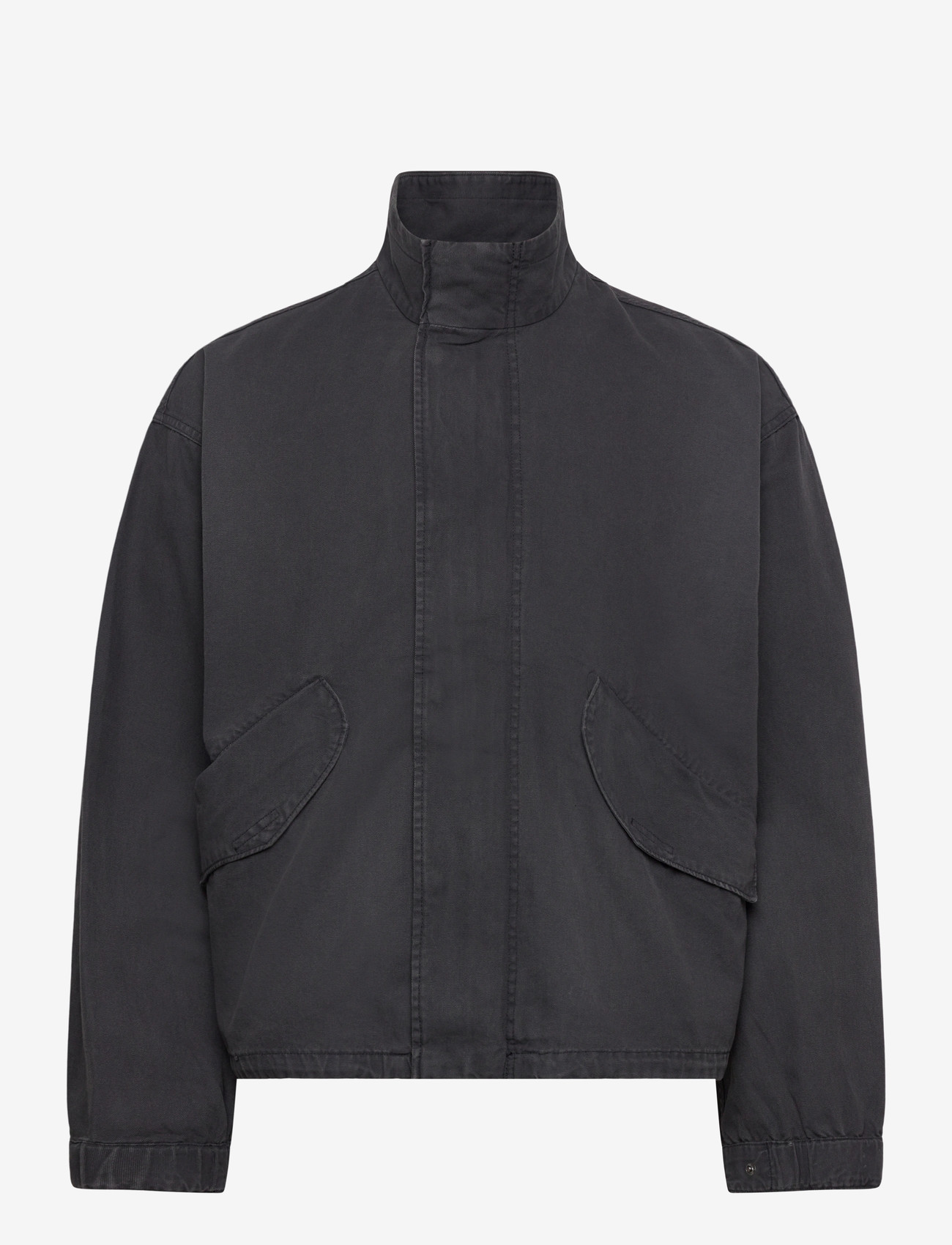 Weekday - Spring Canvas Jacket - spring jackets - washed black - 0