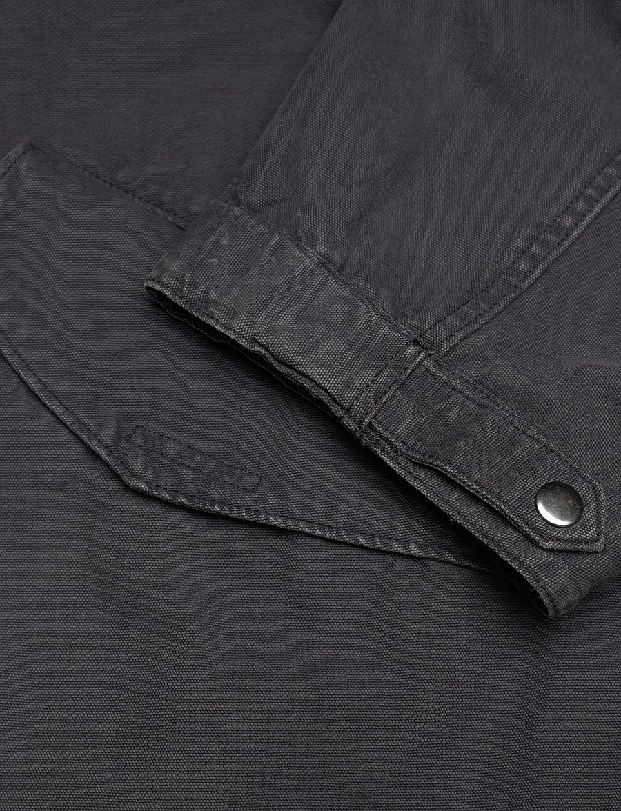 Weekday - Spring Canvas Jacket - fall jackets - washed black - 3