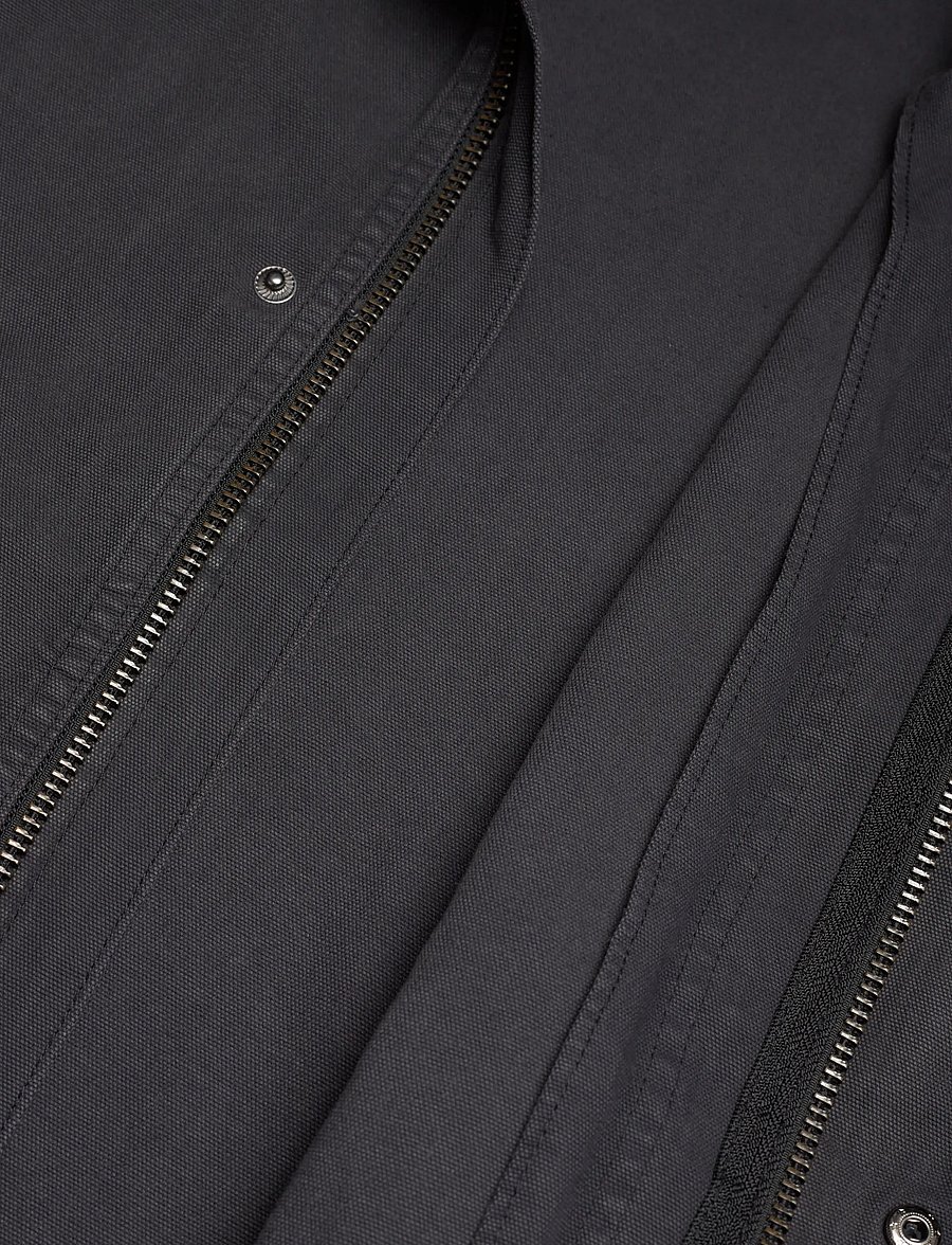 Weekday - Spring Canvas Jacket - fall jackets - washed black - 4