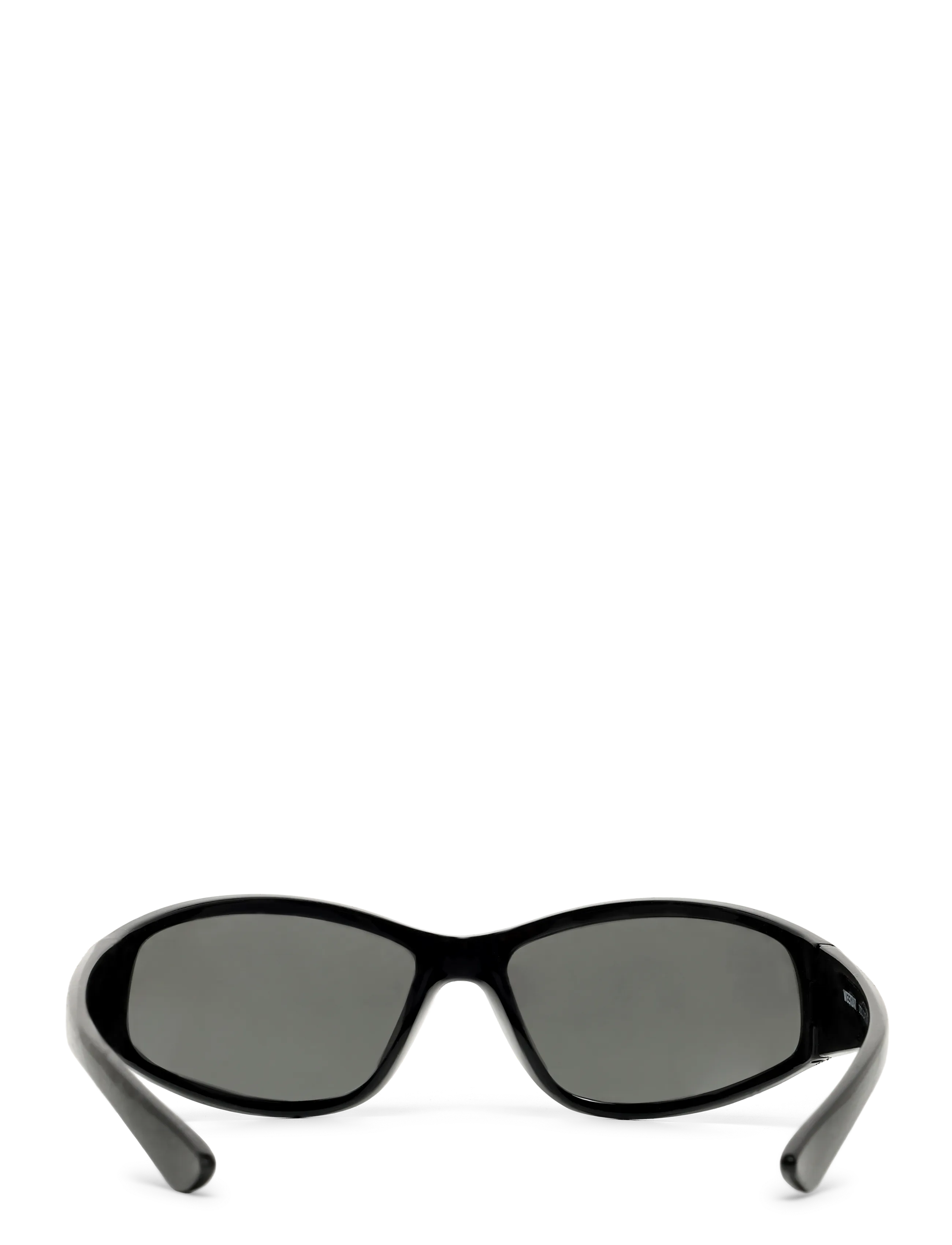 Weekday - Wrap-Around Sunglasses - d-shaped solbriller - black - 1