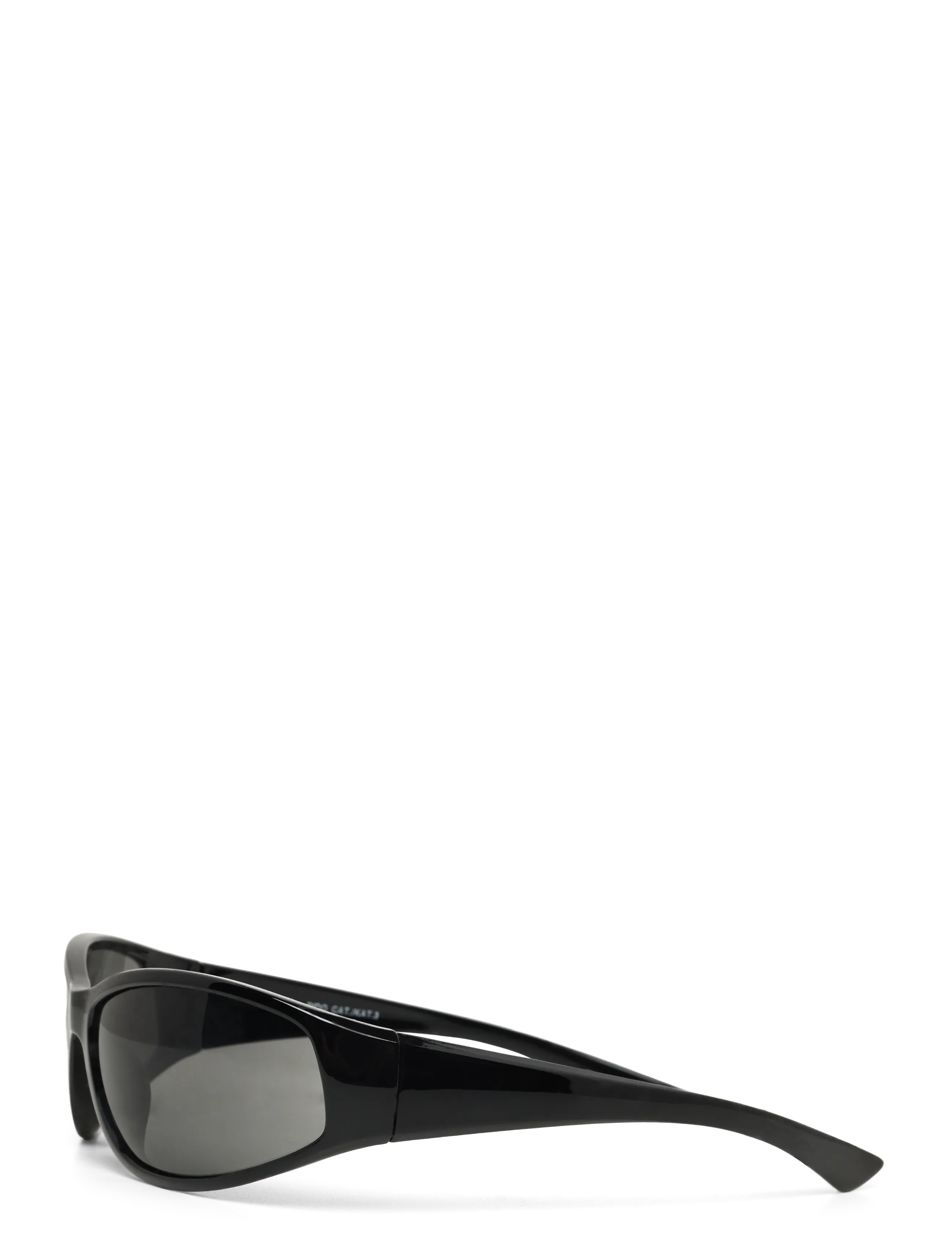 Weekday - Wrap-Around Sunglasses - d-shaped solbriller - black - 2
