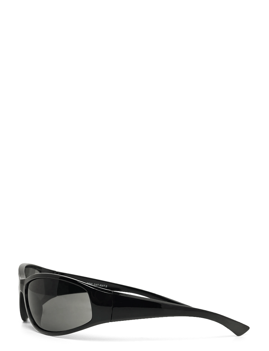 Weekday - Wrap-Around Sunglasses - d-kujulised päikeseprillid - black - 2