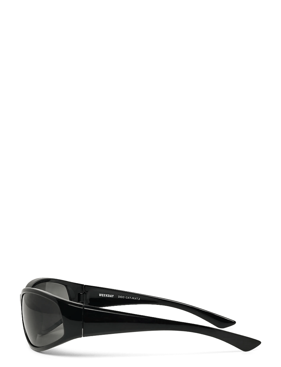 Weekday - Wrap-Around Sunglasses - d-kujulised päikeseprillid - black - 3