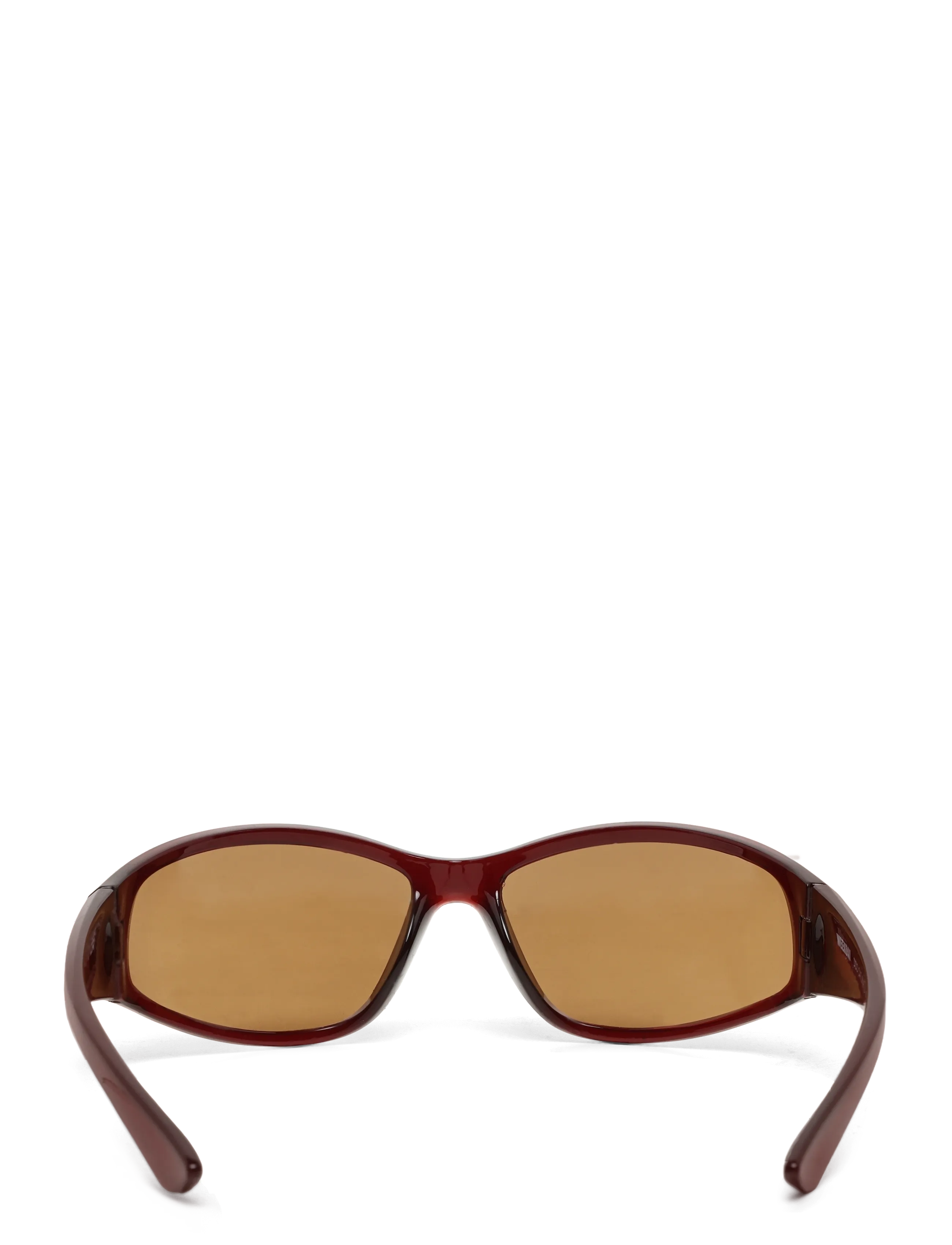 Weekday - Wrap-Around Sunglasses - d-shaped solbriller - dark red - 1