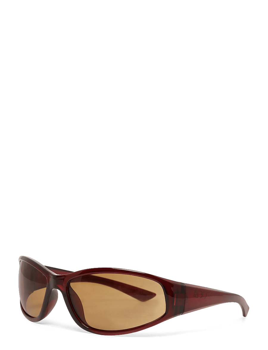 Weekday - Wrap-Around Sunglasses - d-formade - dark red - 2