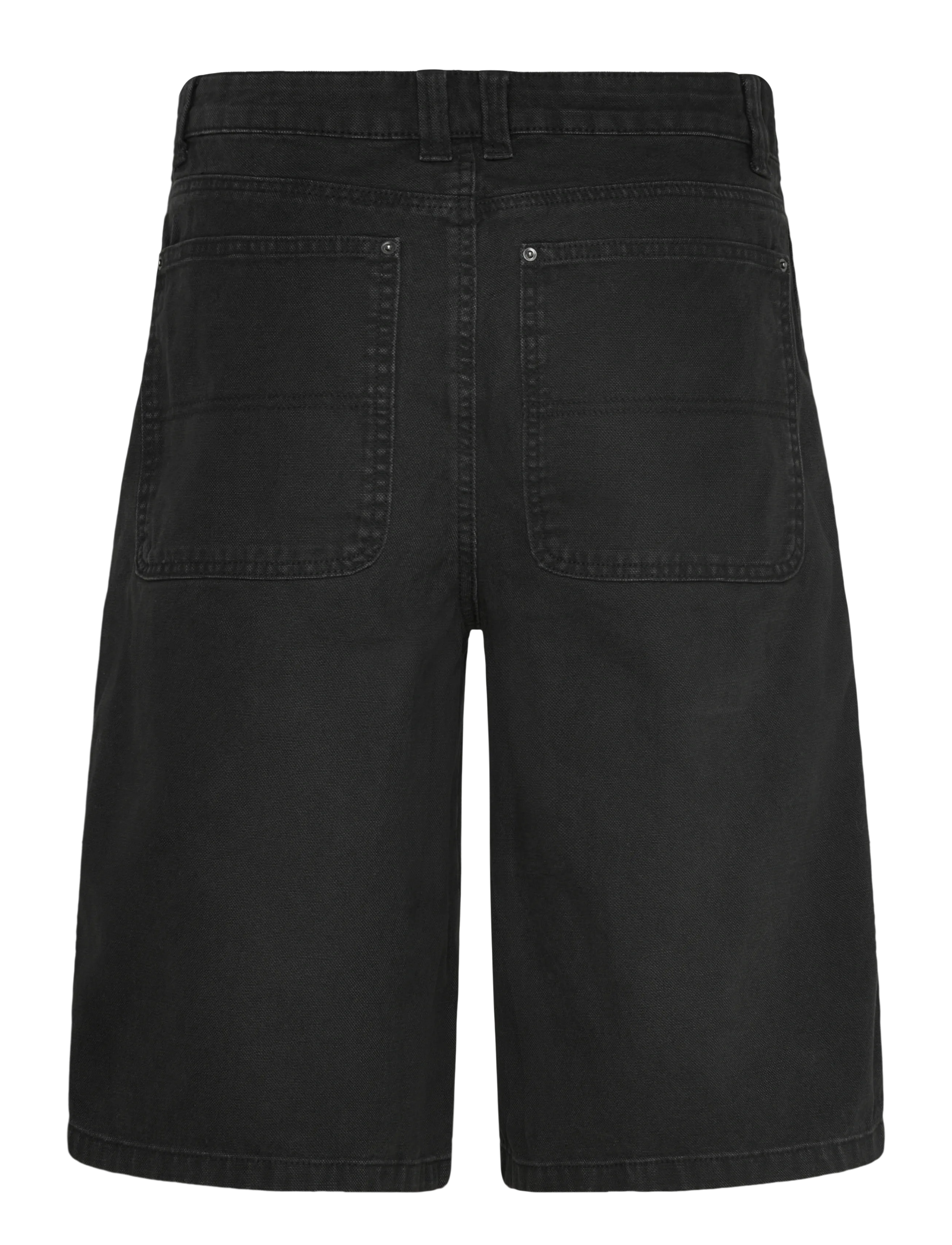 Weekday - Washed Carpenter Shorts - casual shorts - washed black - 2