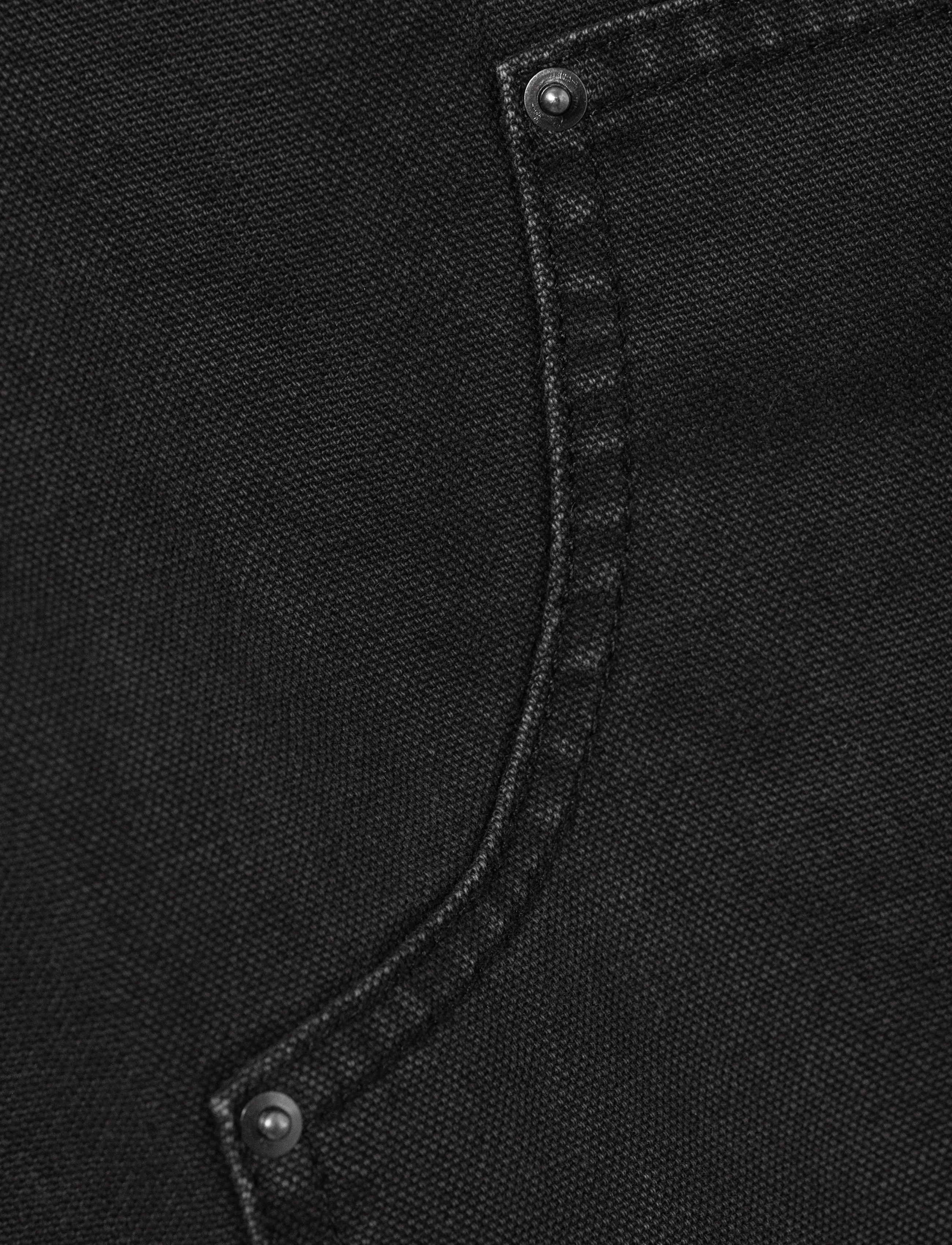 Weekday - Washed Carpenter Shorts - casual shorts - washed black - 2