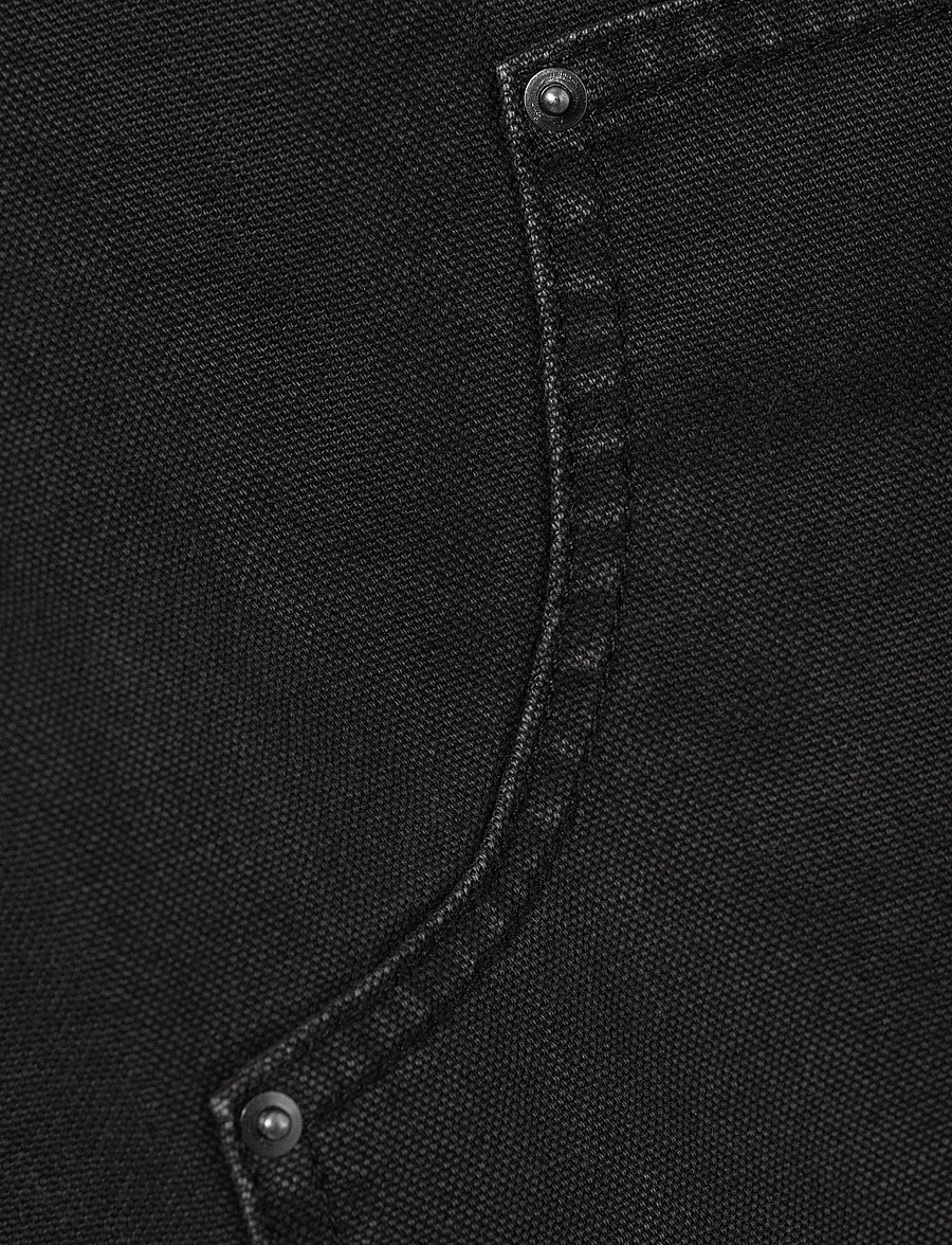 Weekday - Washed Carpenter Shorts - casual shorts - washed black - 2
