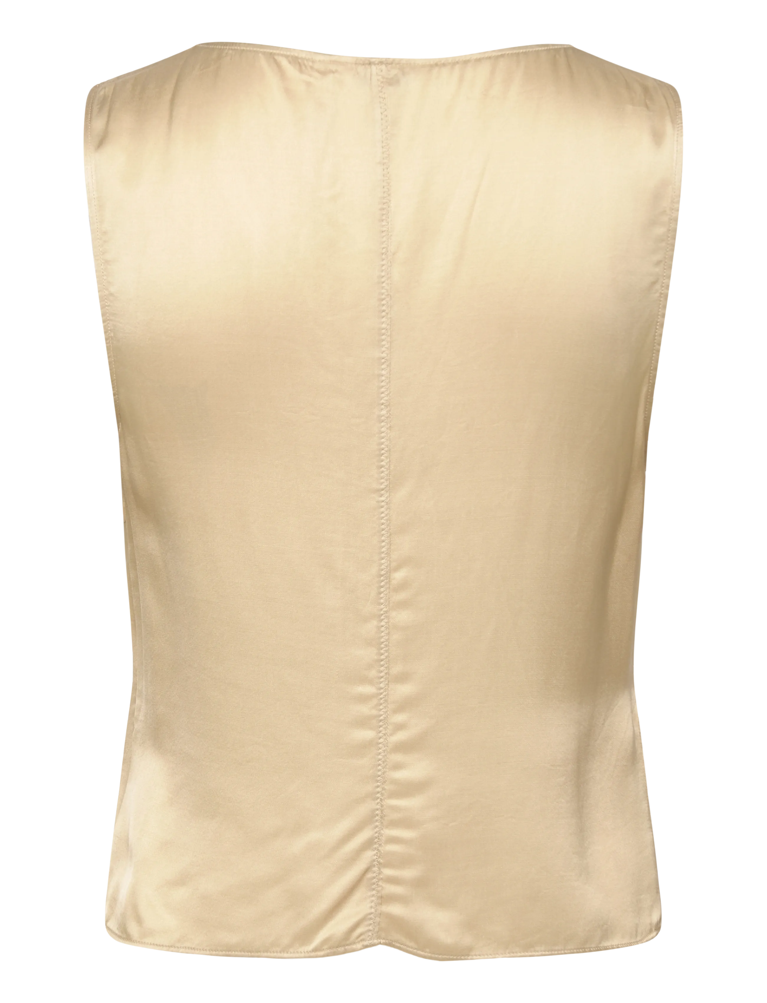 Weekday - Satin Top - Ærmeløse bluser - beige - 1