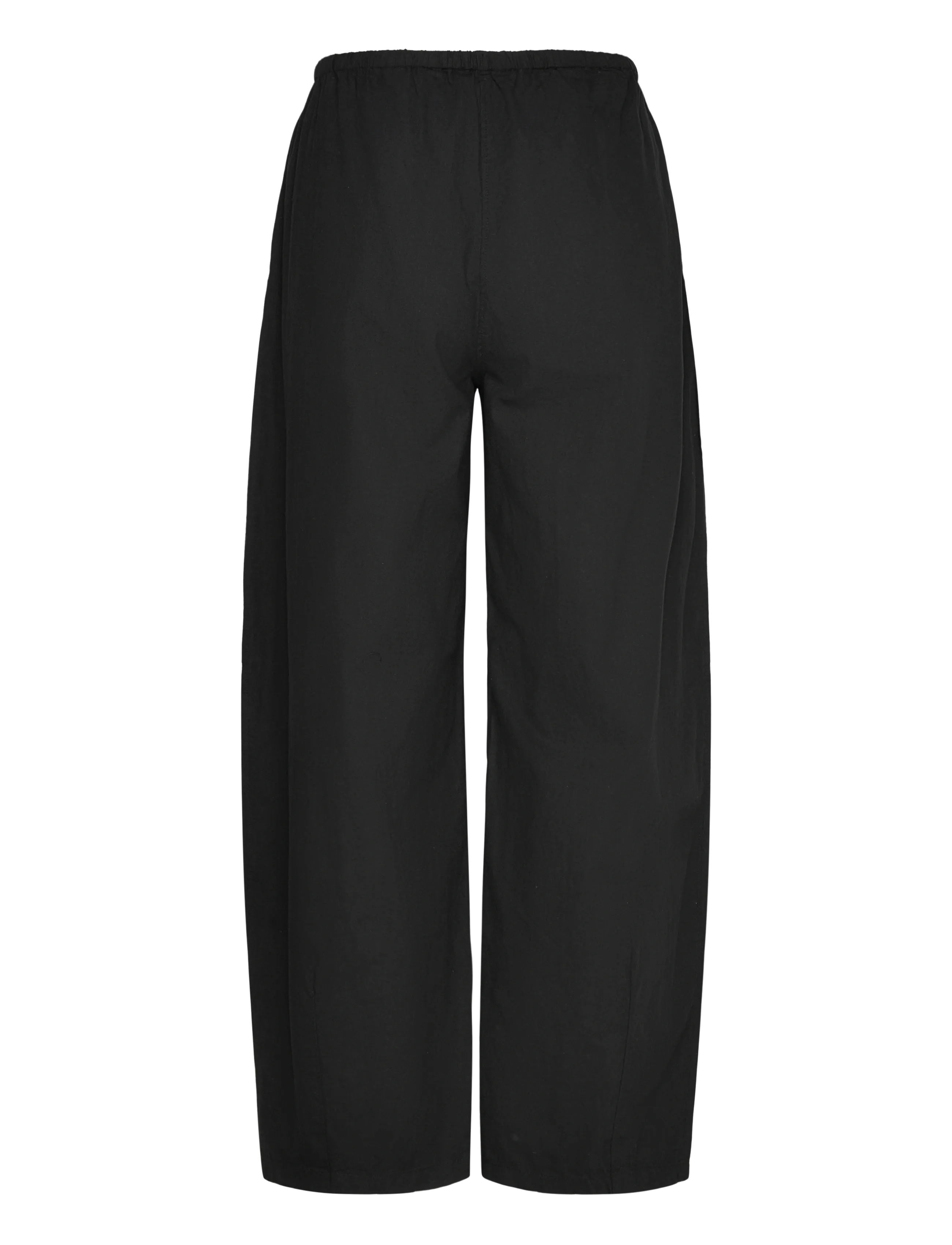 Weekday - Low Rise Loose Pull-on Trousers - wide leg trousers - black - 2