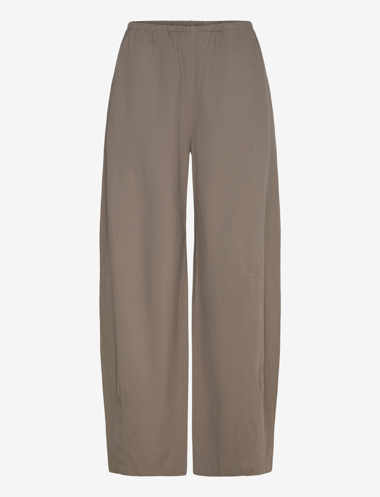 Weekday - Low Rise Loose Pull-on Trousers - hosen mit weitem bein - mid grey - 0