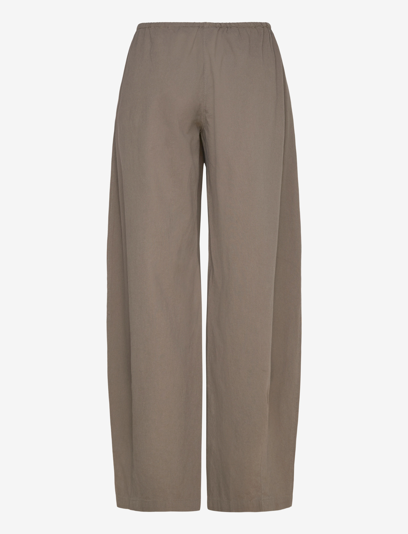 Weekday - Low Rise Loose Pull-on Trousers - hosen mit weitem bein - mid grey - 1