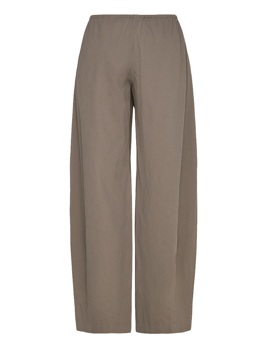 Weekday - Low Rise Loose Pull-on Trousers - bukser med brede ben - mid grey - 1