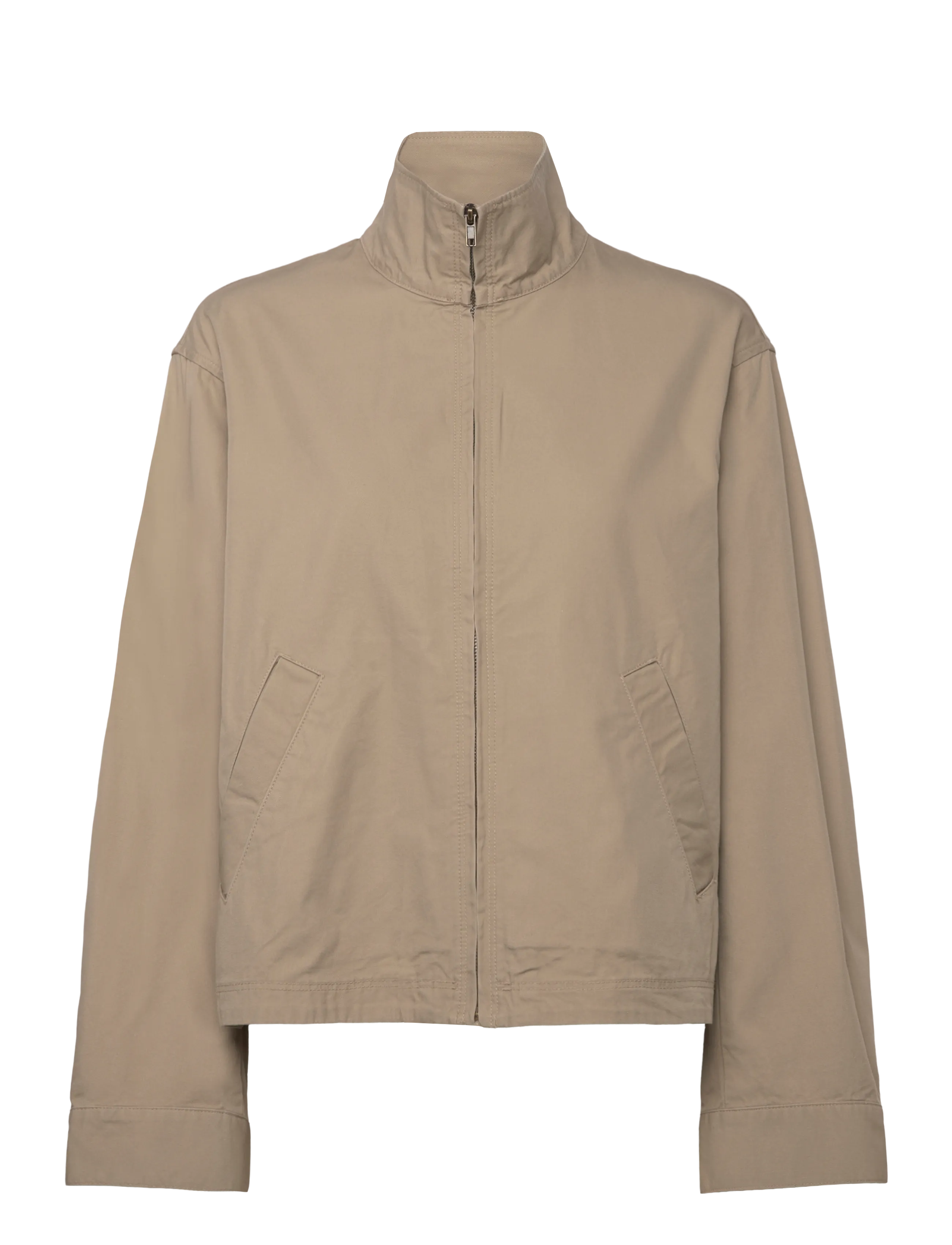 Weekday Cotton Jacket, M, Jackets, Beige - Light-summer Frauen
