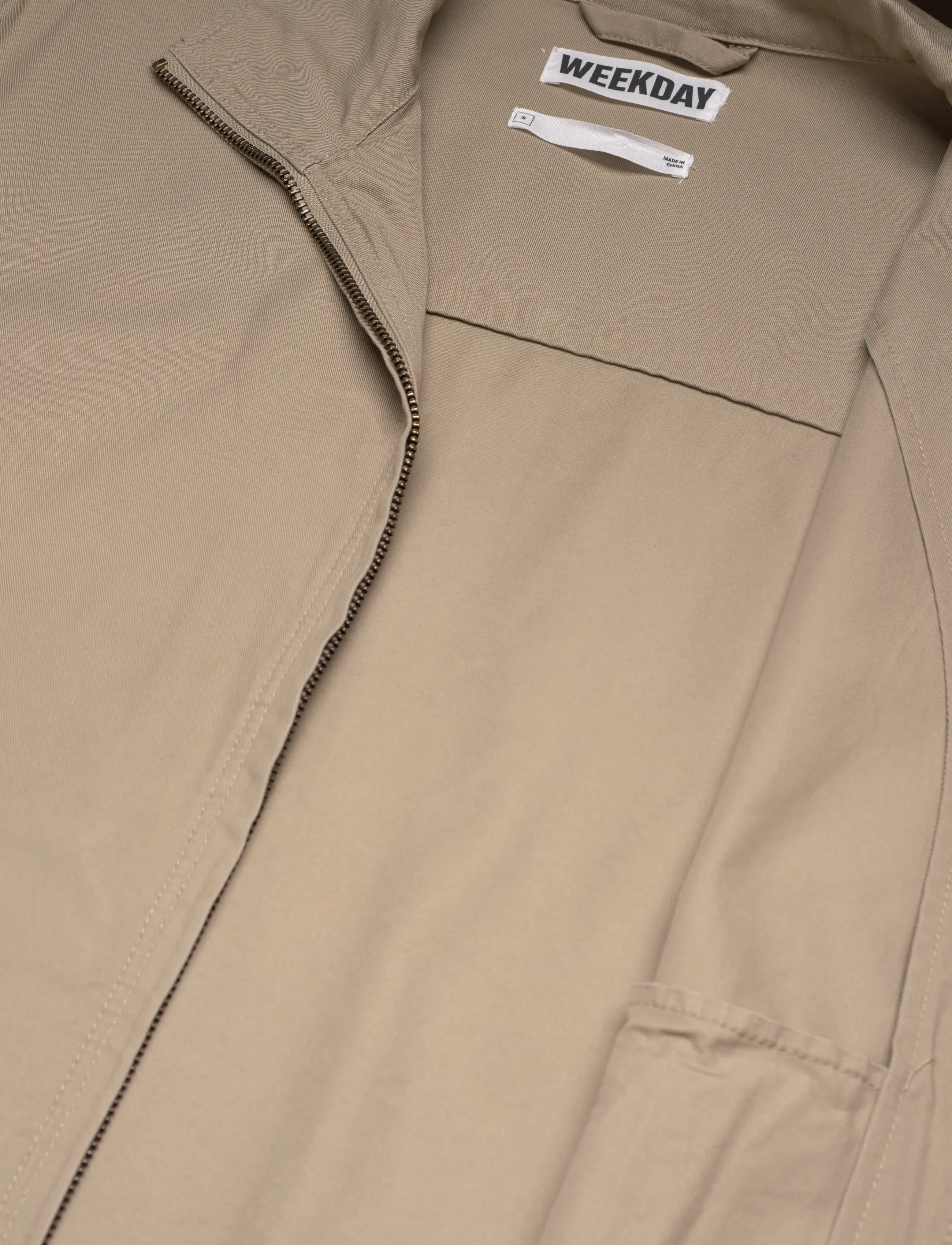 Weekday - Cotton Jacket - frühlingsjacken - beige medium dusty - 4