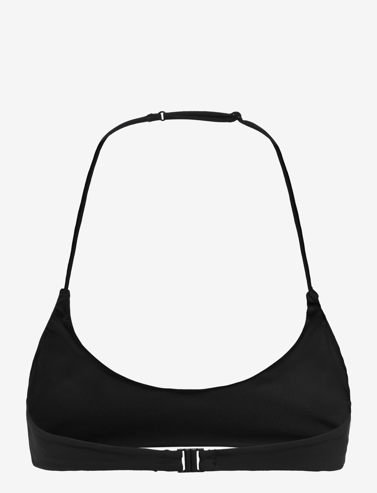 Weekday - Minimal Halter Bikini Top - bandeau-bikini-oberteile - black - 1