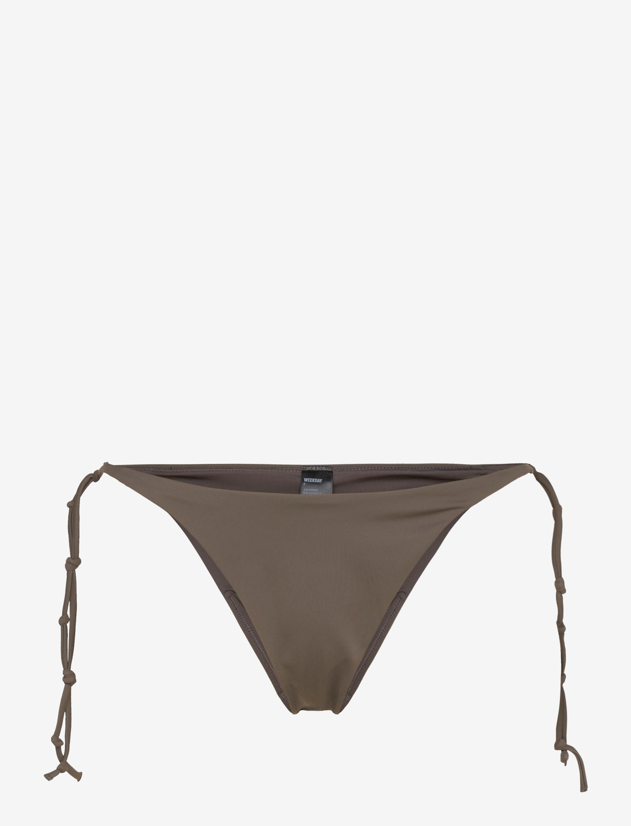 Weekday - Knot Bikini Bottom - side tie bikinis - dark mole - 0