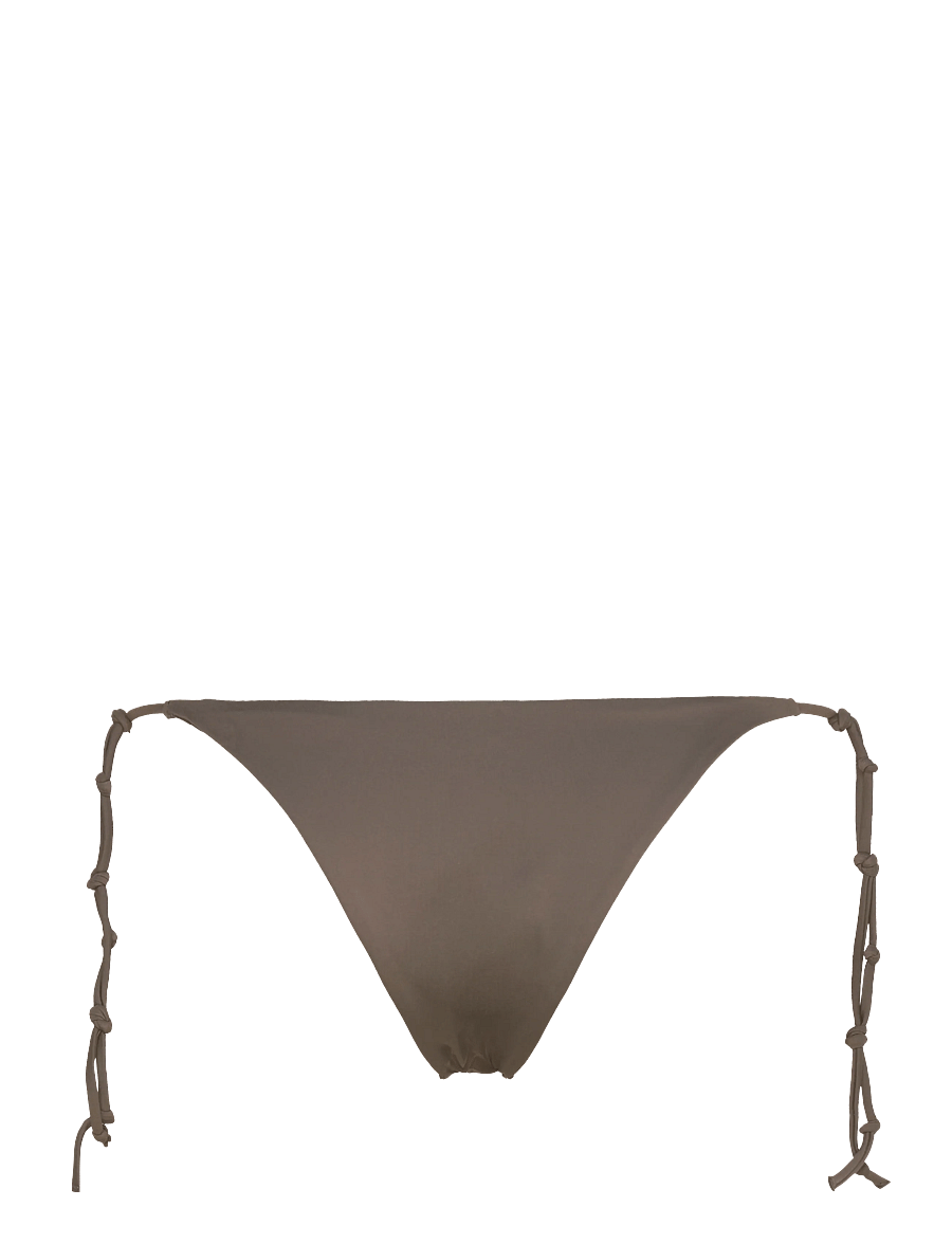 Weekday - Knot Bikini Bottom - side tie bikinier - dark mole - 1