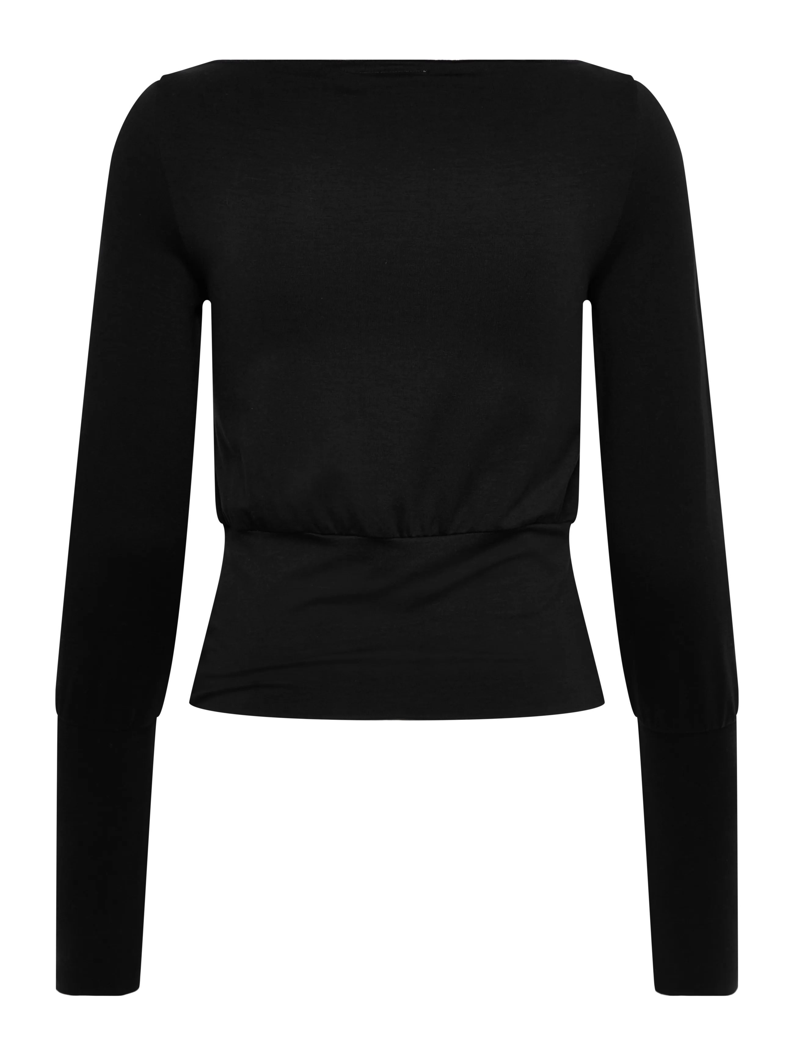 Weekday - Long Sleeved Top - långärmade toppar - black - 1
