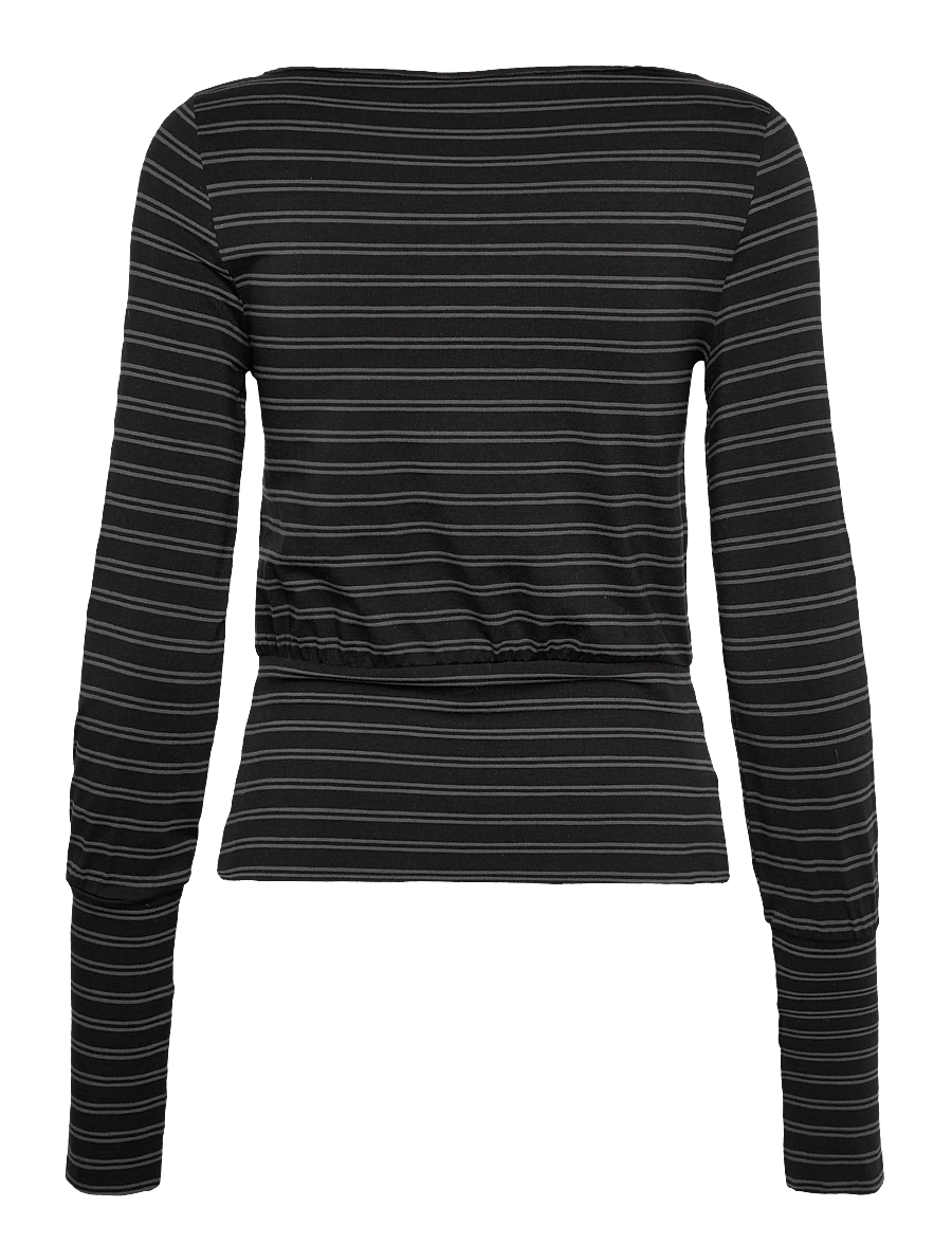 Weekday - Long Sleeved Top - pikkade varrukatega topid - black dark - 1