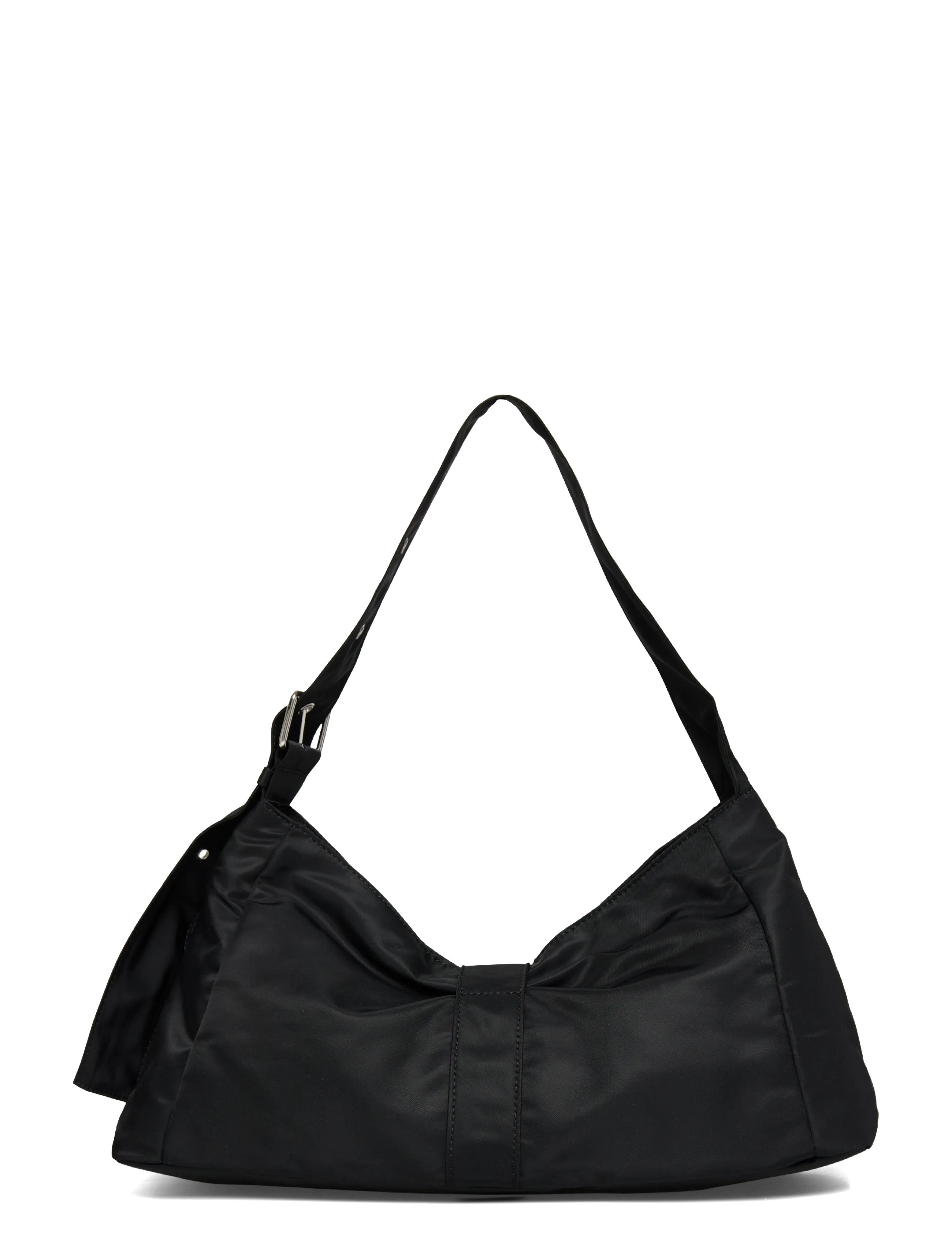 Small Slouched Clasp Shoulder Bag 2
