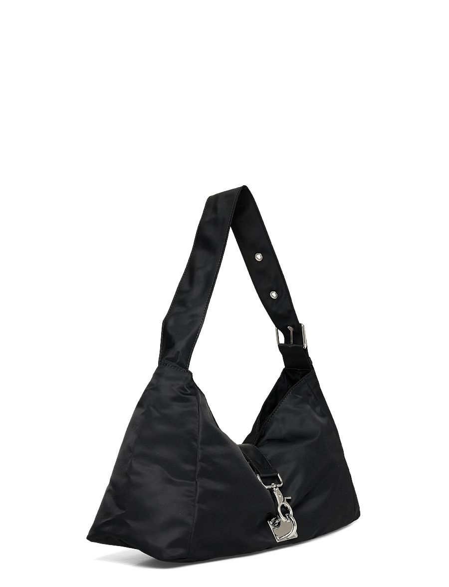Weekday - Small Slouched Clasp Shoulder Bag - modetrends - black - 2