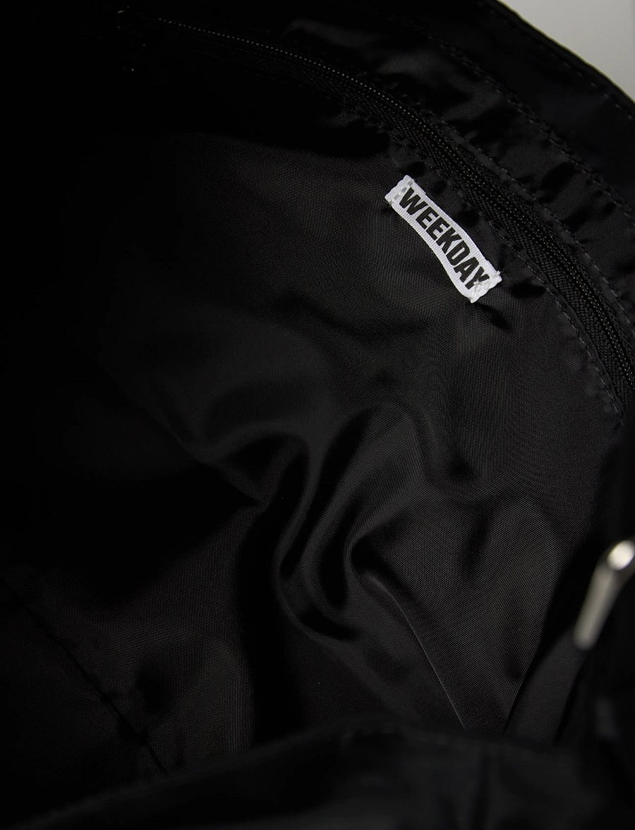 Weekday - Small Slouched Clasp Shoulder Bag - modetrends - black - 4