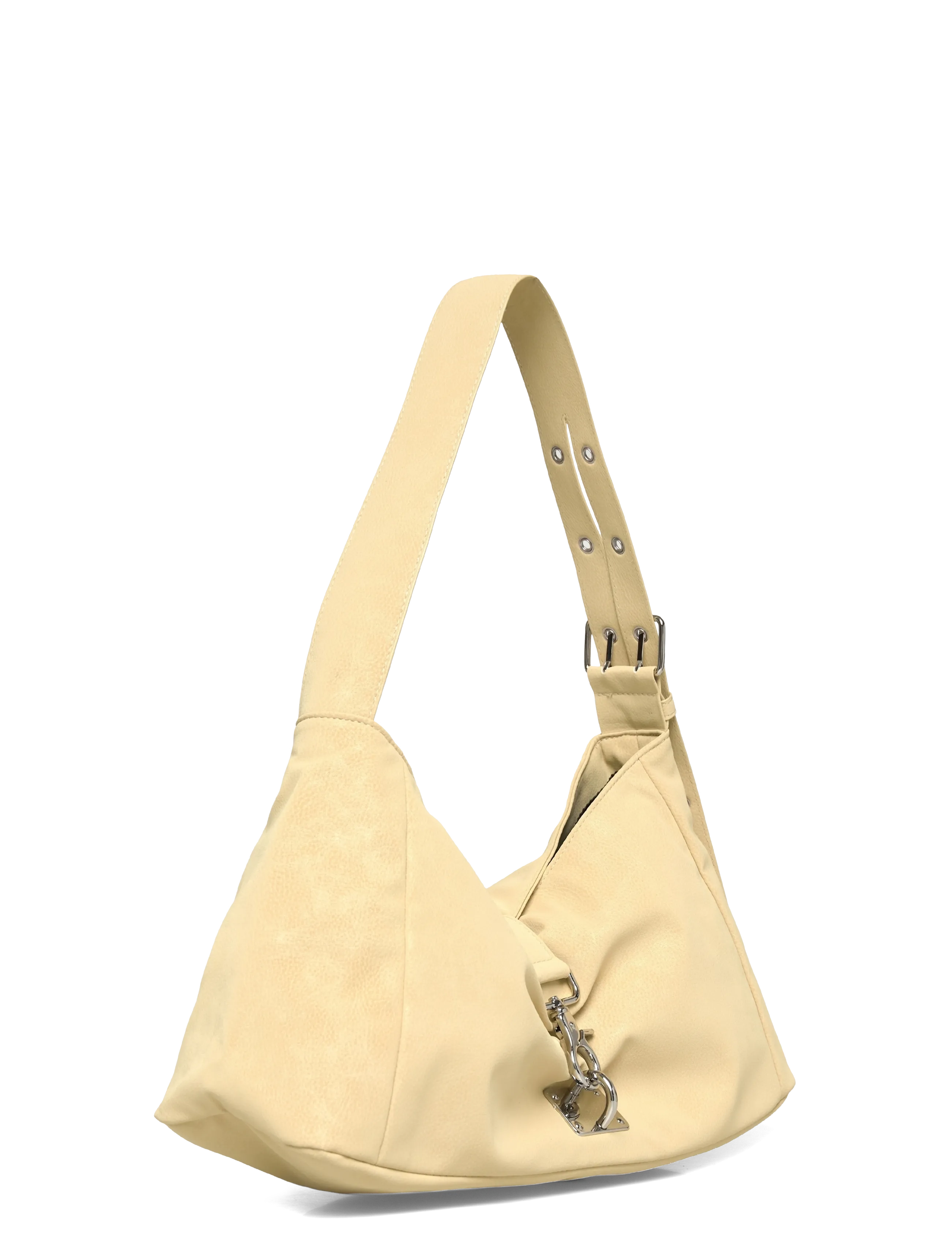 Weekday - Small Slouched Clasp Shoulder Bag - fashion trends - dirty yellow - 2