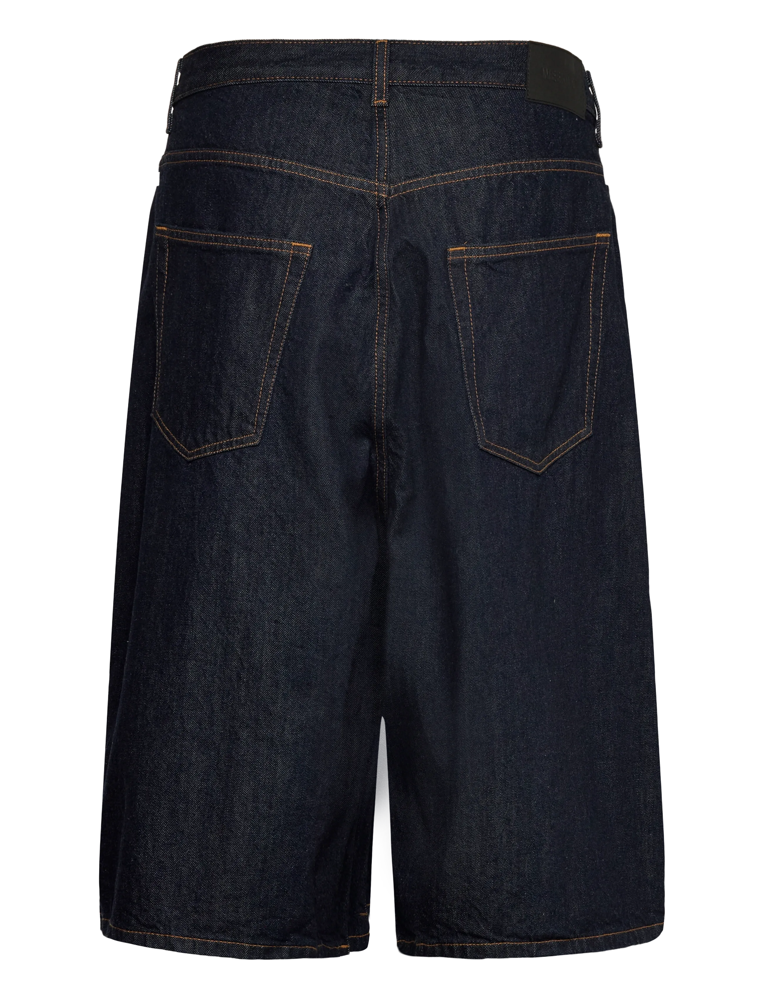 Weekday - Void Mid Rise Loose Long Denim Shorts - lühikesed teksapüksid - blue rinse - 2