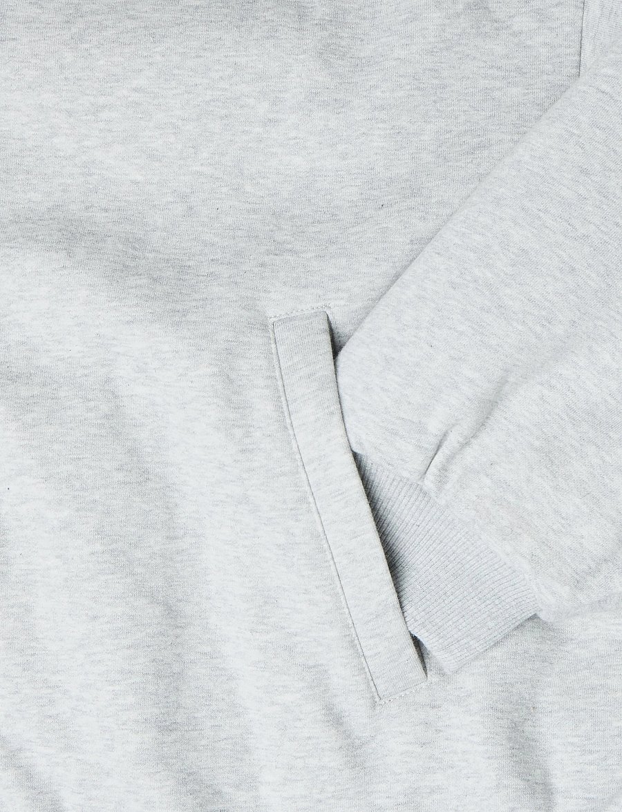 Weekday - Reversible Faux Fur Zip Hoodie - kunstpelz - grey melange - 3