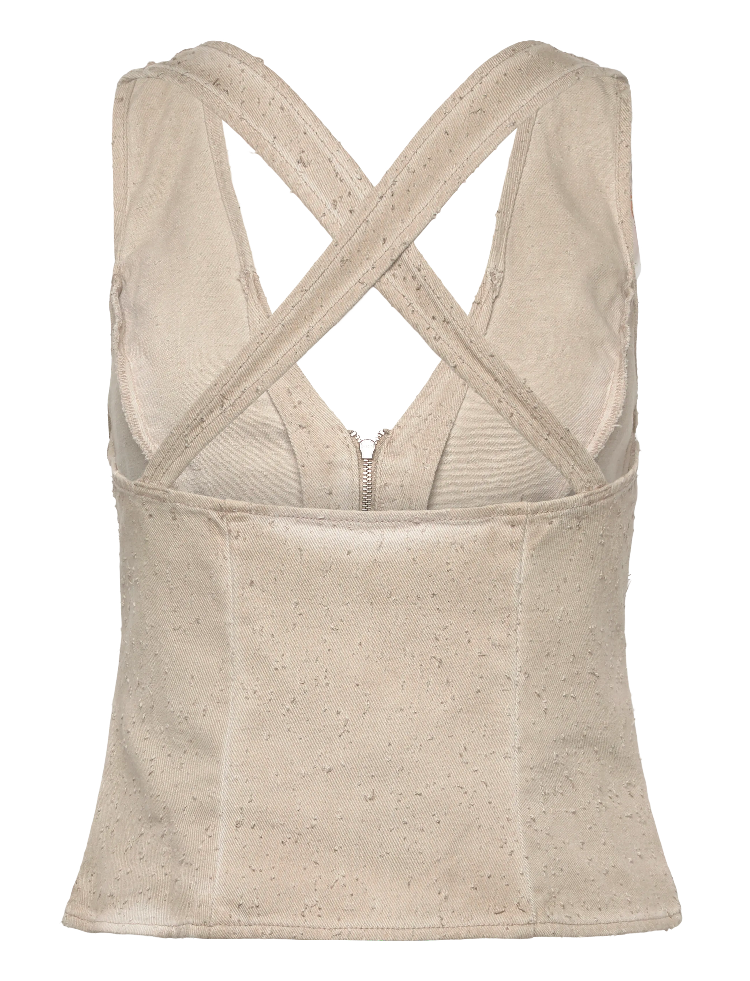 Weekday - Fitted Shirt Top - crop tops - grey dark - 1