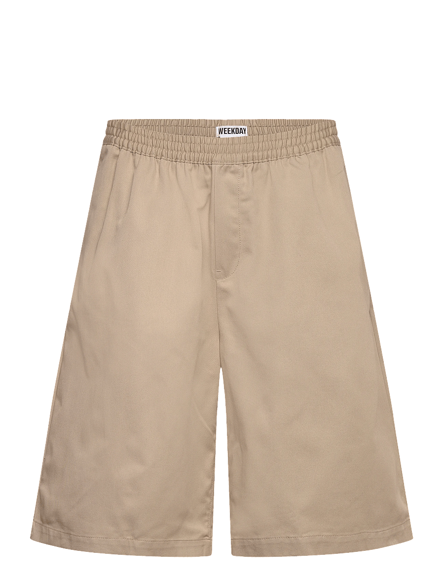 Weekday - Loose Fit Chino Shorts - chinos shorts - beige - 1