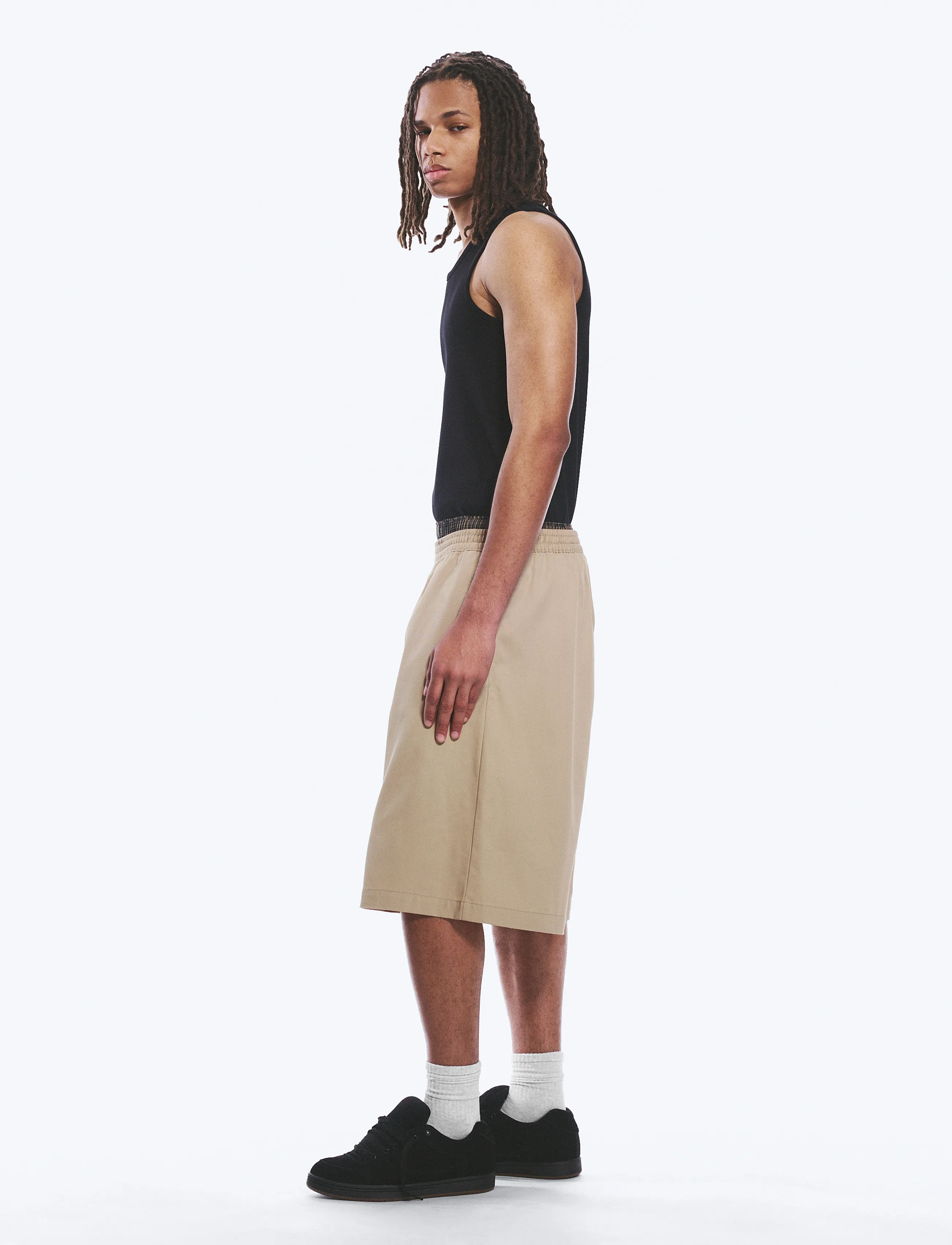 Weekday - Loose Fit Chino Shorts - chinos shorts - beige - 3