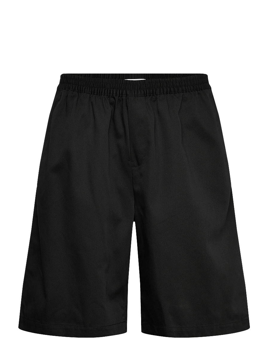 Weekday - Loose Fit Chino Shorts - chinos shorts - black - 0