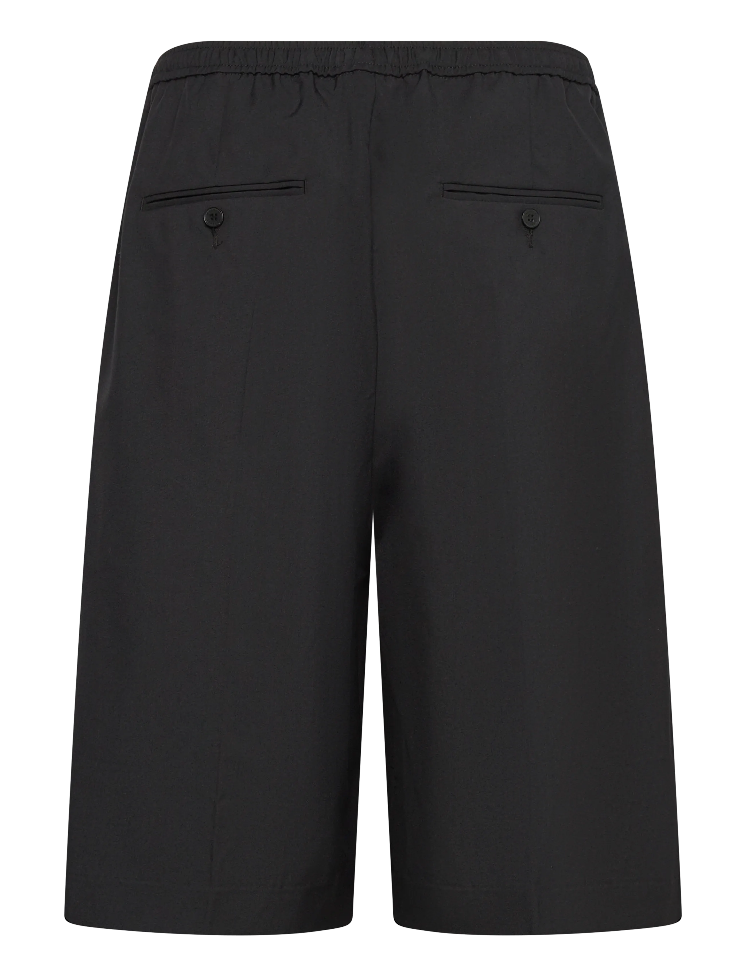 Weekday - Mid Rise Loose Suiting Shorts - krótkie spodenki - black - 2