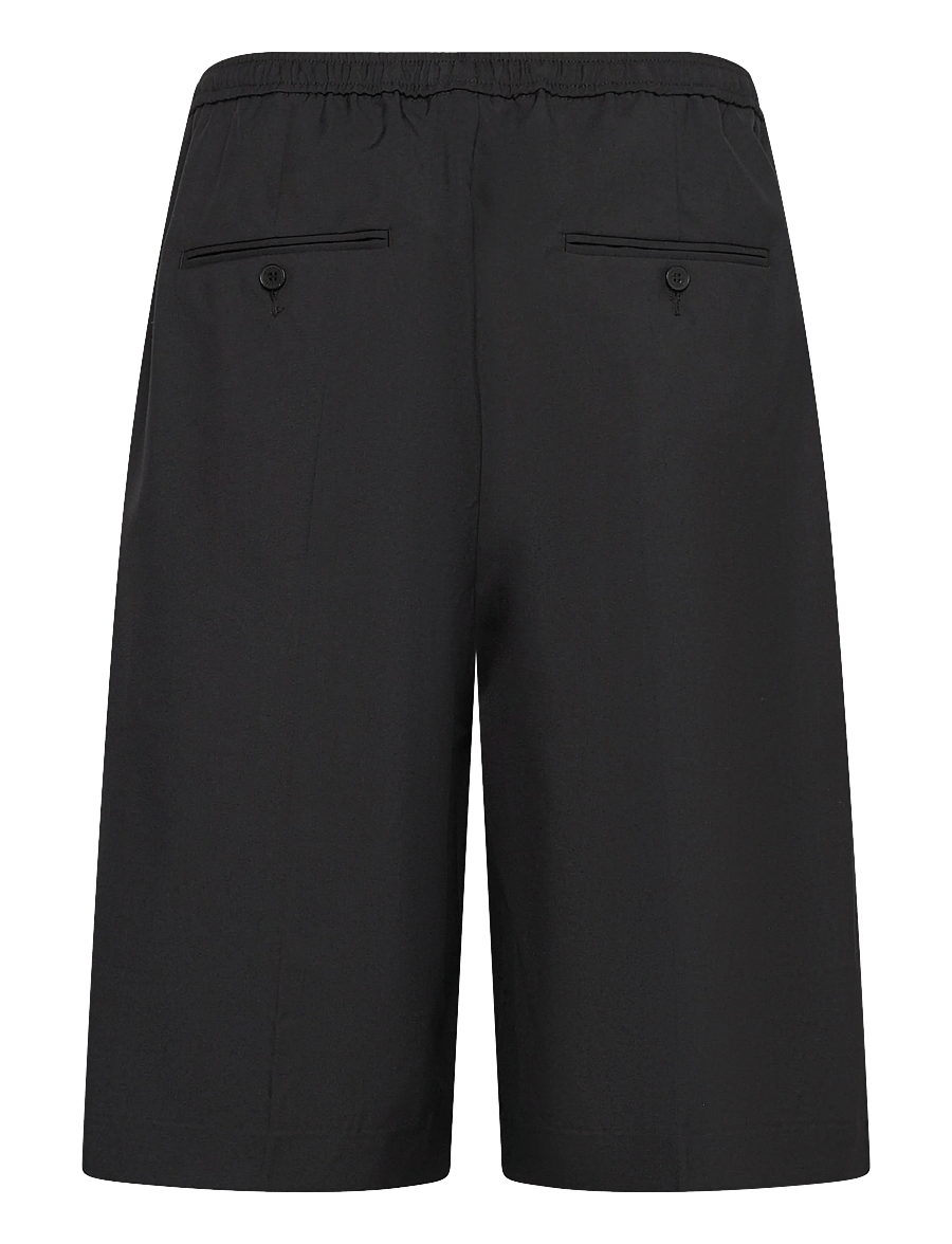 Weekday - Loose Suiting Shorts - casual shorts - black - 1