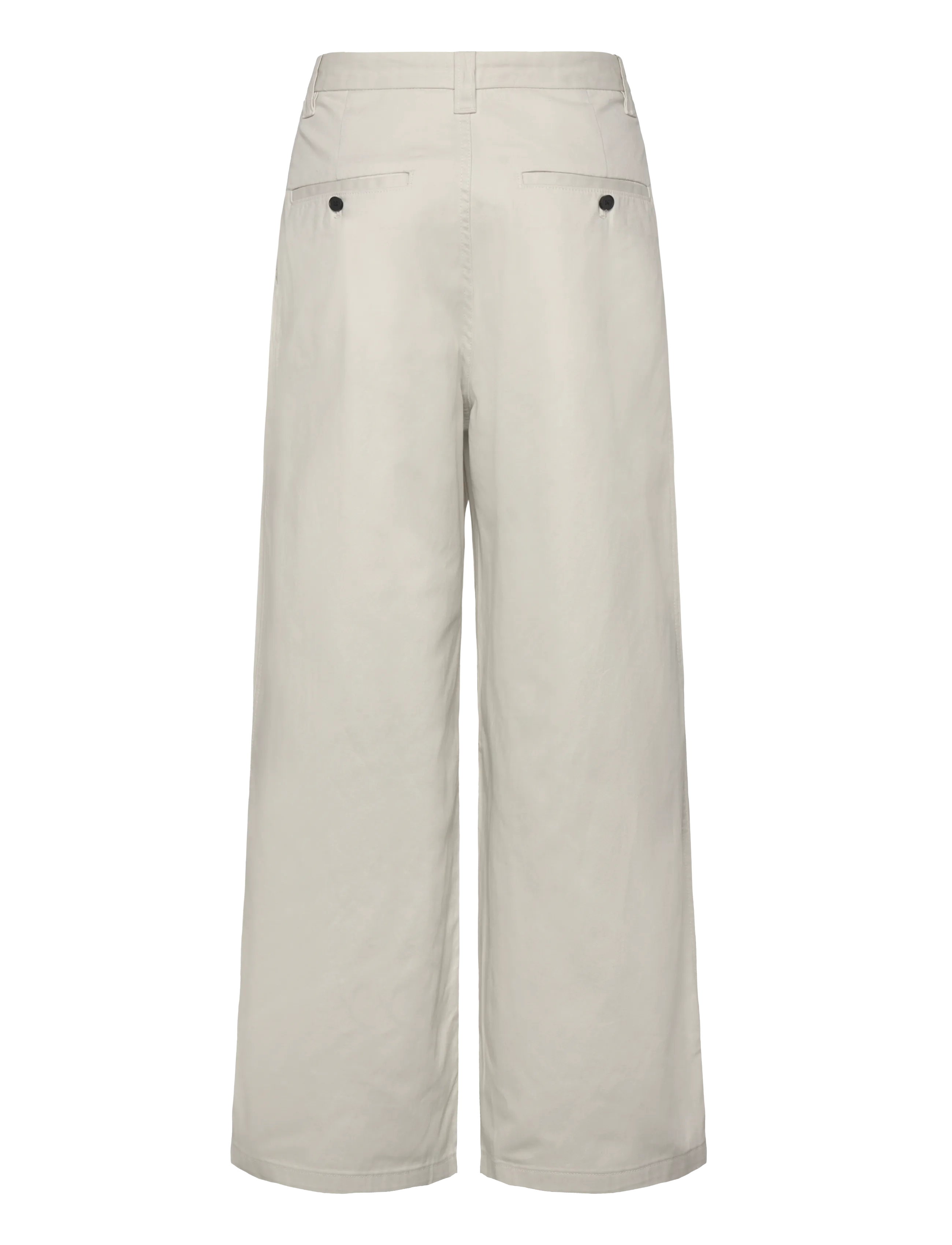 Weekday - Otis Baggy Pleated Twill Chinos - chinos - beige - 2