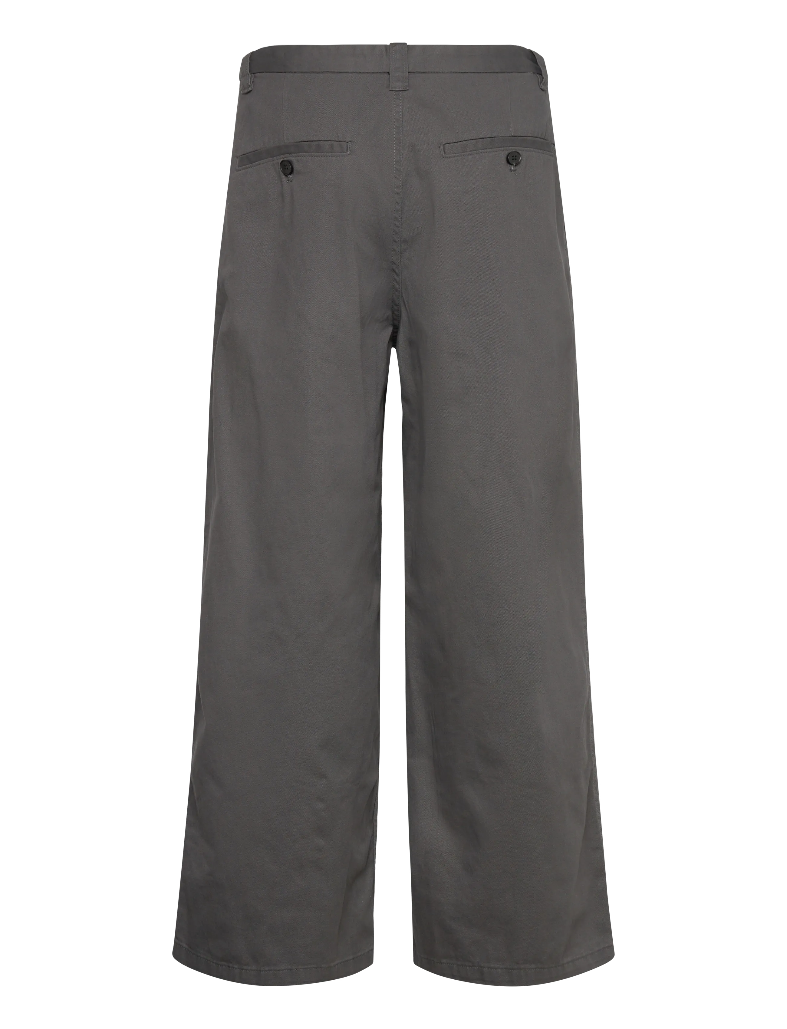 Weekday - Otis Baggy Pleated Twill Chinos - pantalons chino - dark grey - 2
