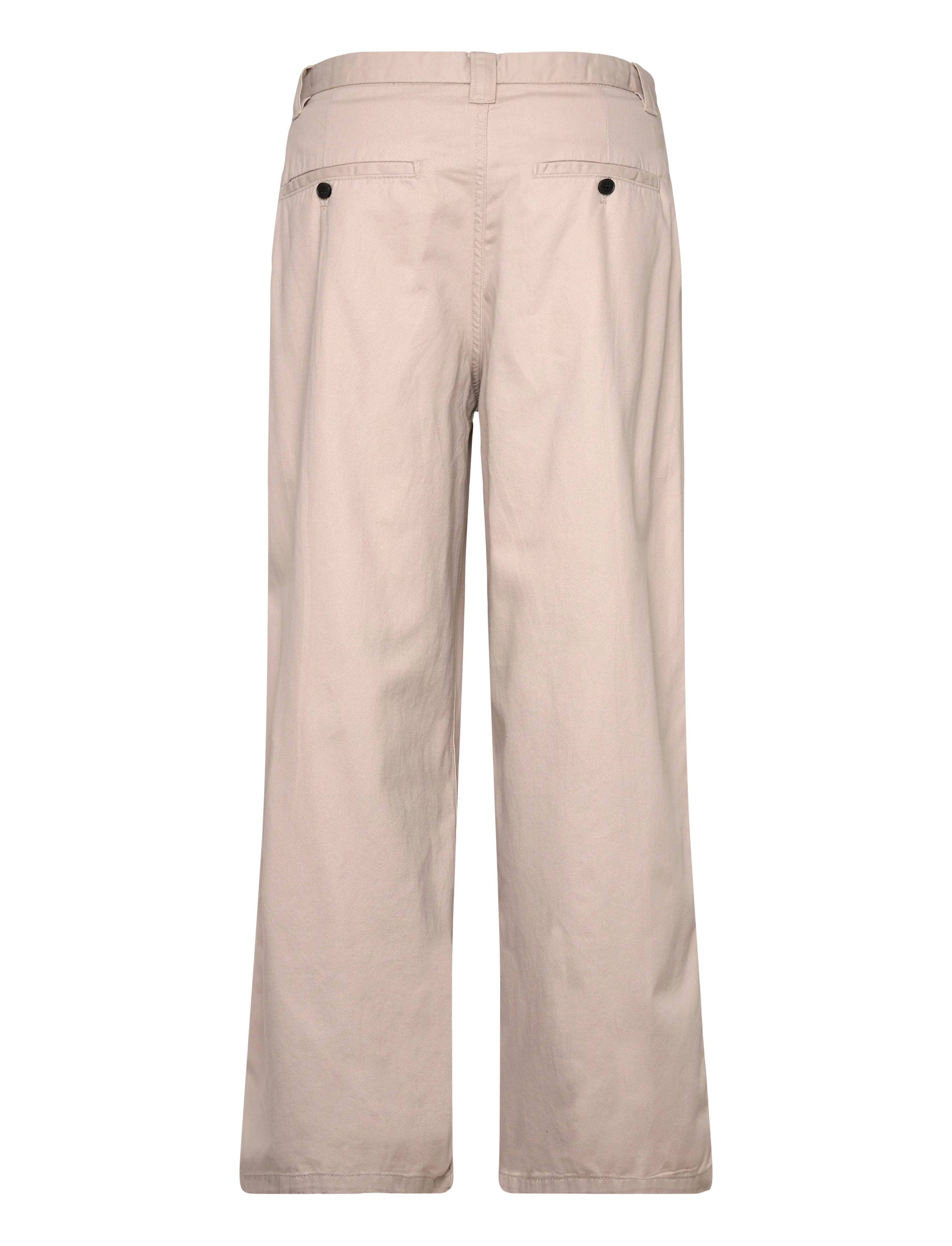 Weekday - Otis Loose Pleated Cotton Twill Chinos - chinos - light grey - 1