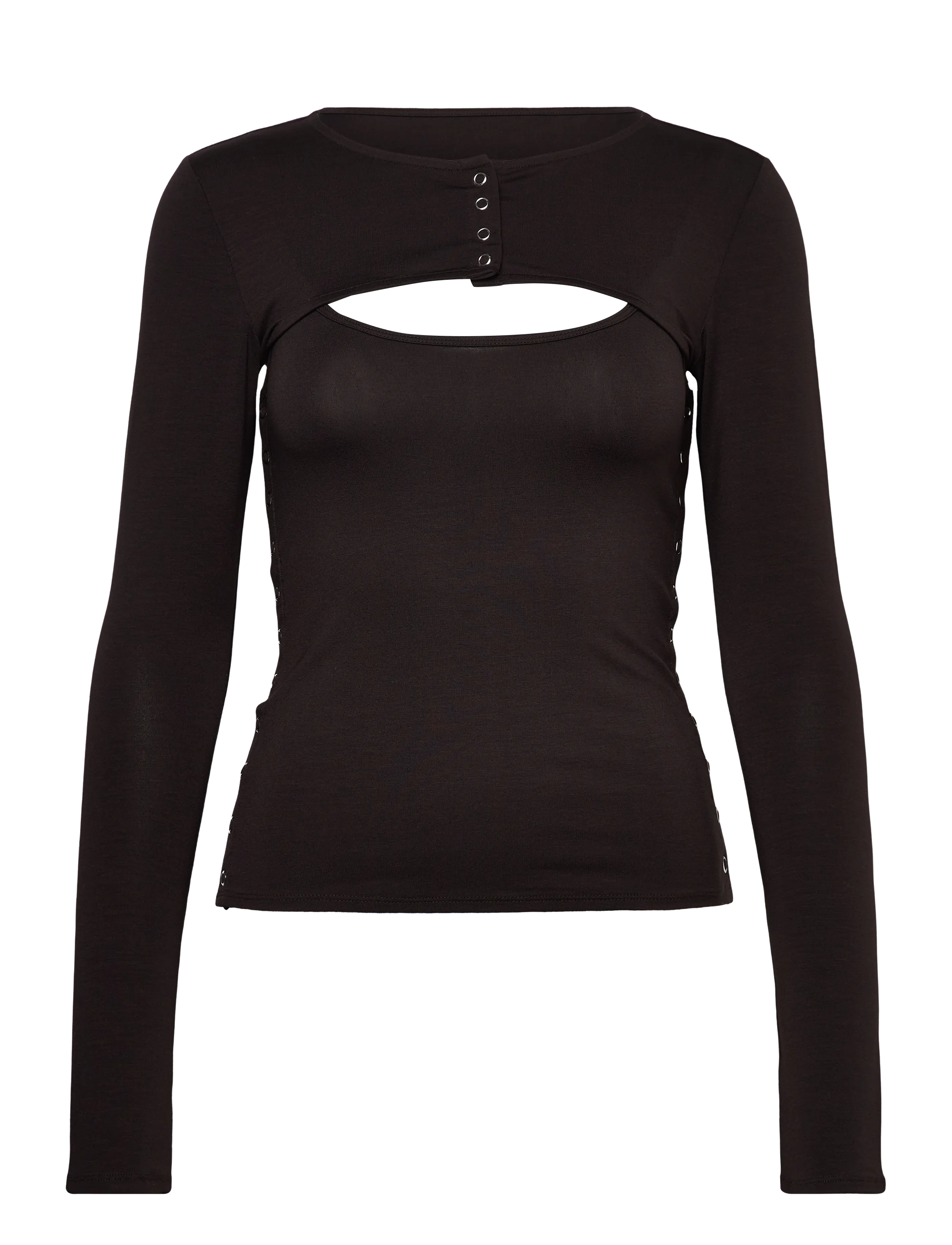 Weekday Layered Two-Piece Bolero Singlet, Kvinder, Bolero Singlet Sæt, Brun, Str: S