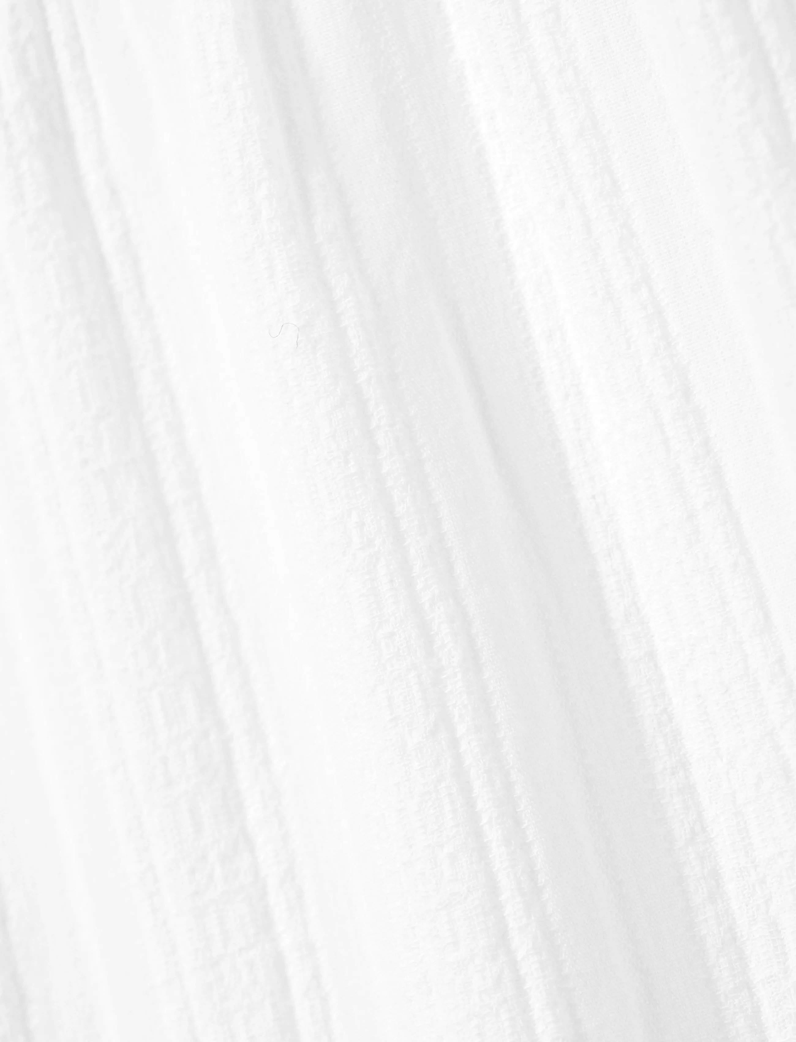 Weekday - Pull On Cotton Trousers - laia säärega püksid - off white - 2