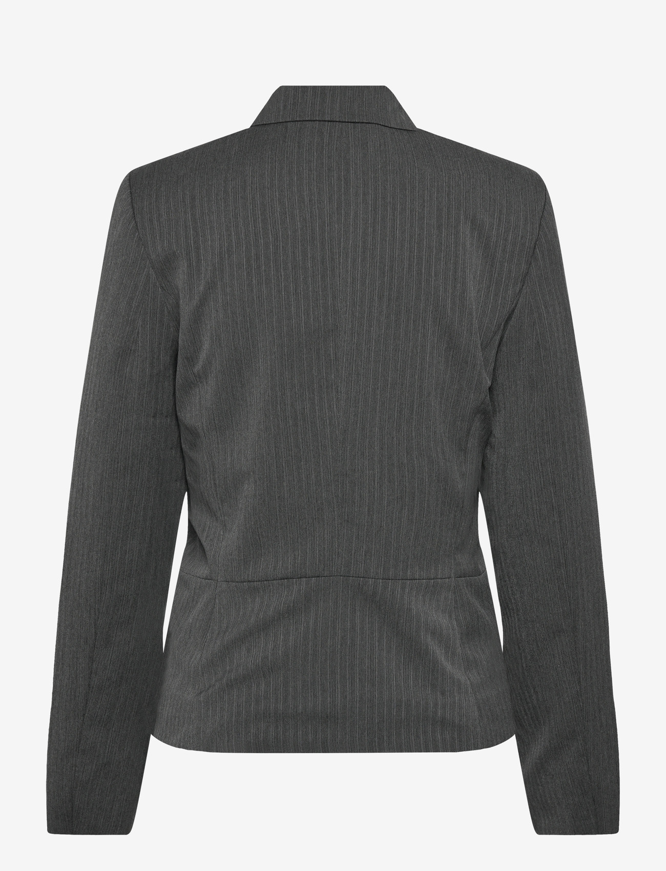 Weekday - Lean Buttoned Jacket - enkeltradede blazere - dark grey melange herringbone - 1