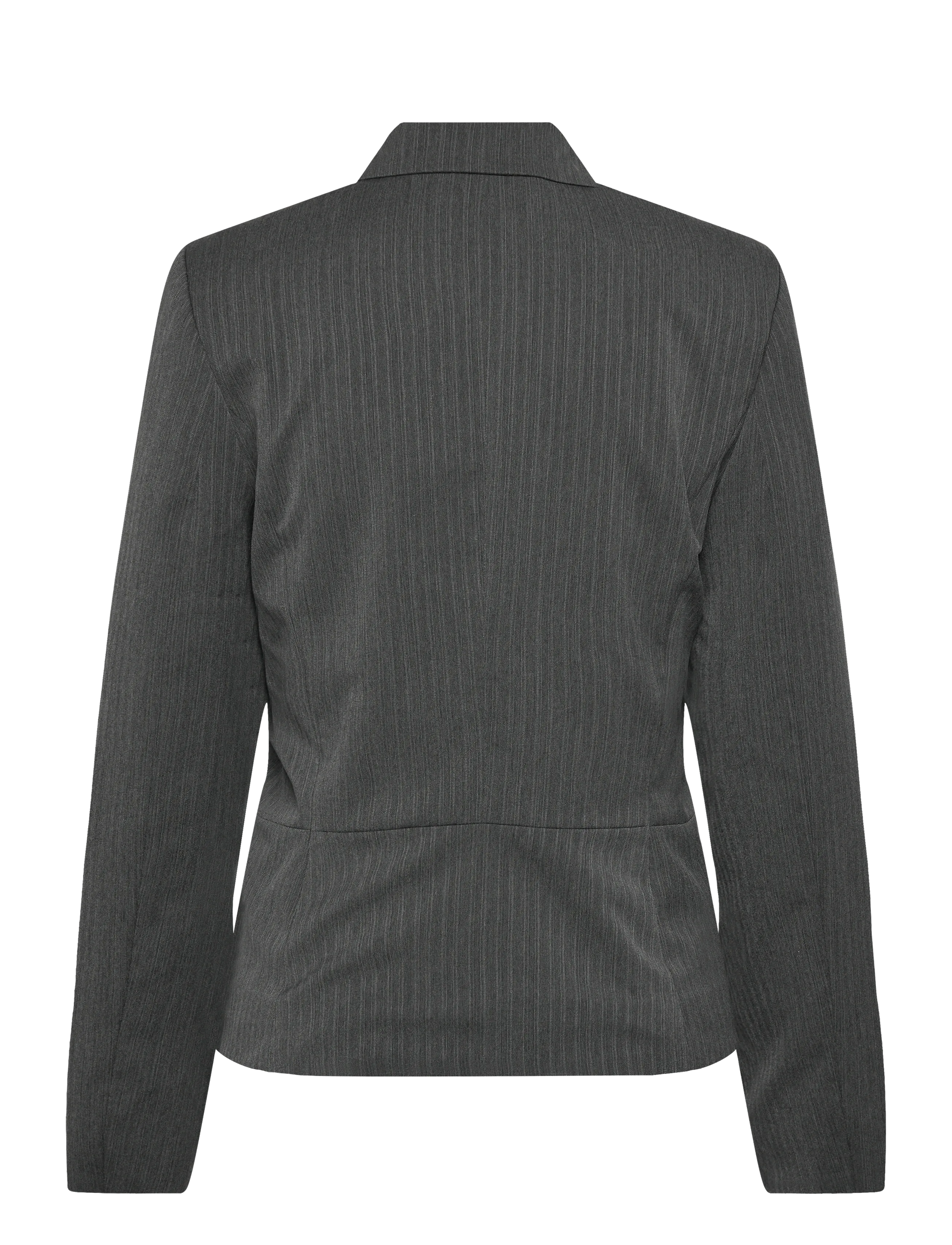 Weekday - Lean Buttoned Jacket - enkelknäppta kavajer - dark grey melange herringbone - 1