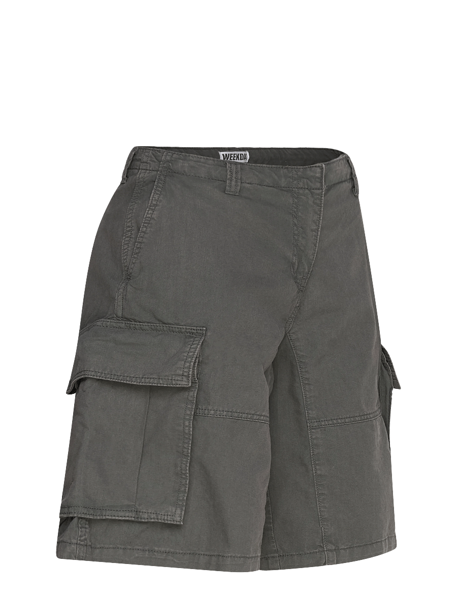 Weekday - Loose Low Rise Cargo Shorts - casual szorty - dark grey - 4