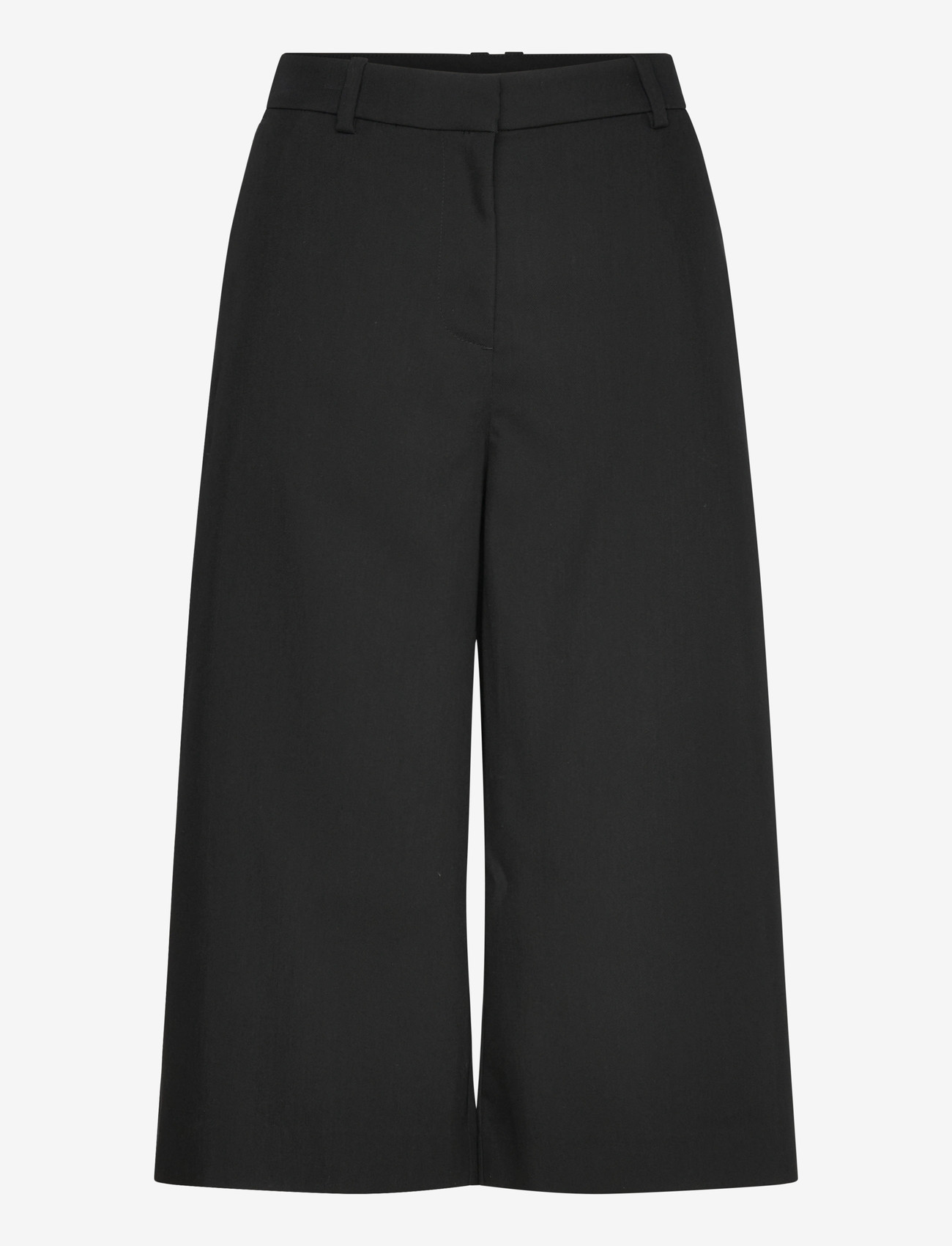 Weekday - Suiting Capri Trousers - habitbukser - black - 0