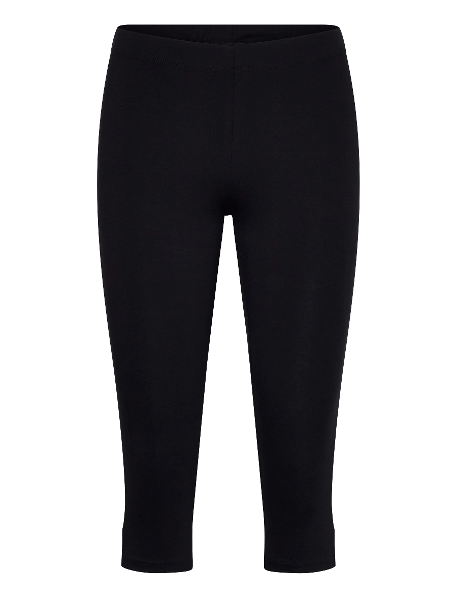 Weekday - Mid-Rise Capri Trousers - capri-püksid - black - 1