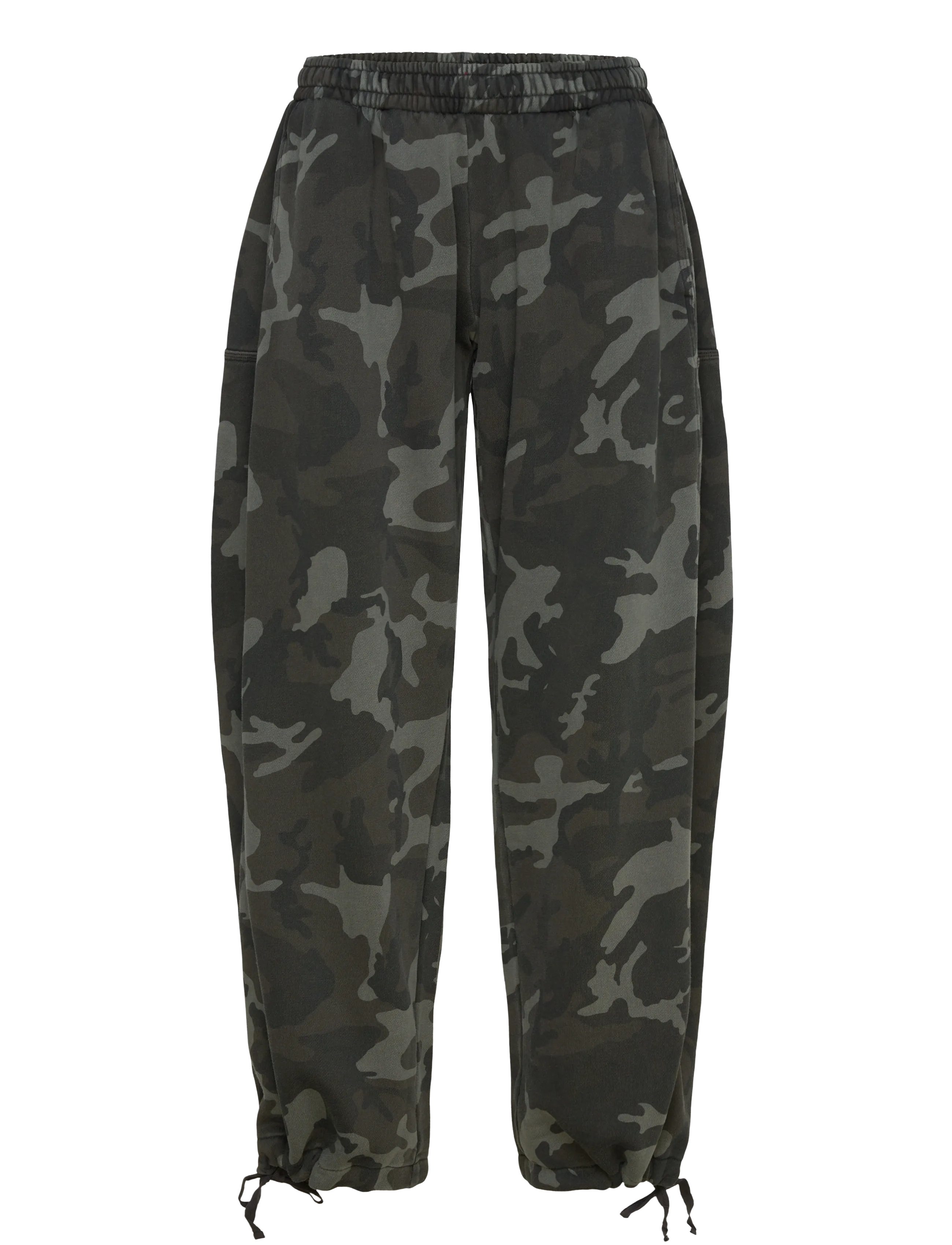 Weekday - Loose Printed Cotton Terry Sweatpants - modetrender - camo - 1